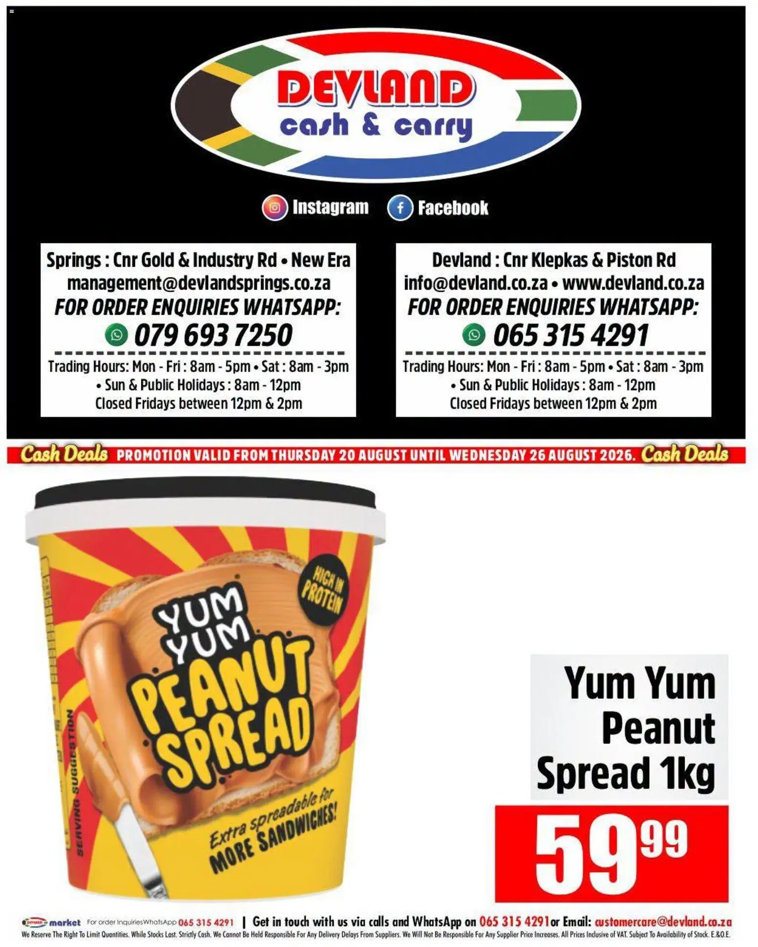 New Devland catalogue – valid from 20/08/2026 | Page: 6 | Products: Spread, Protein