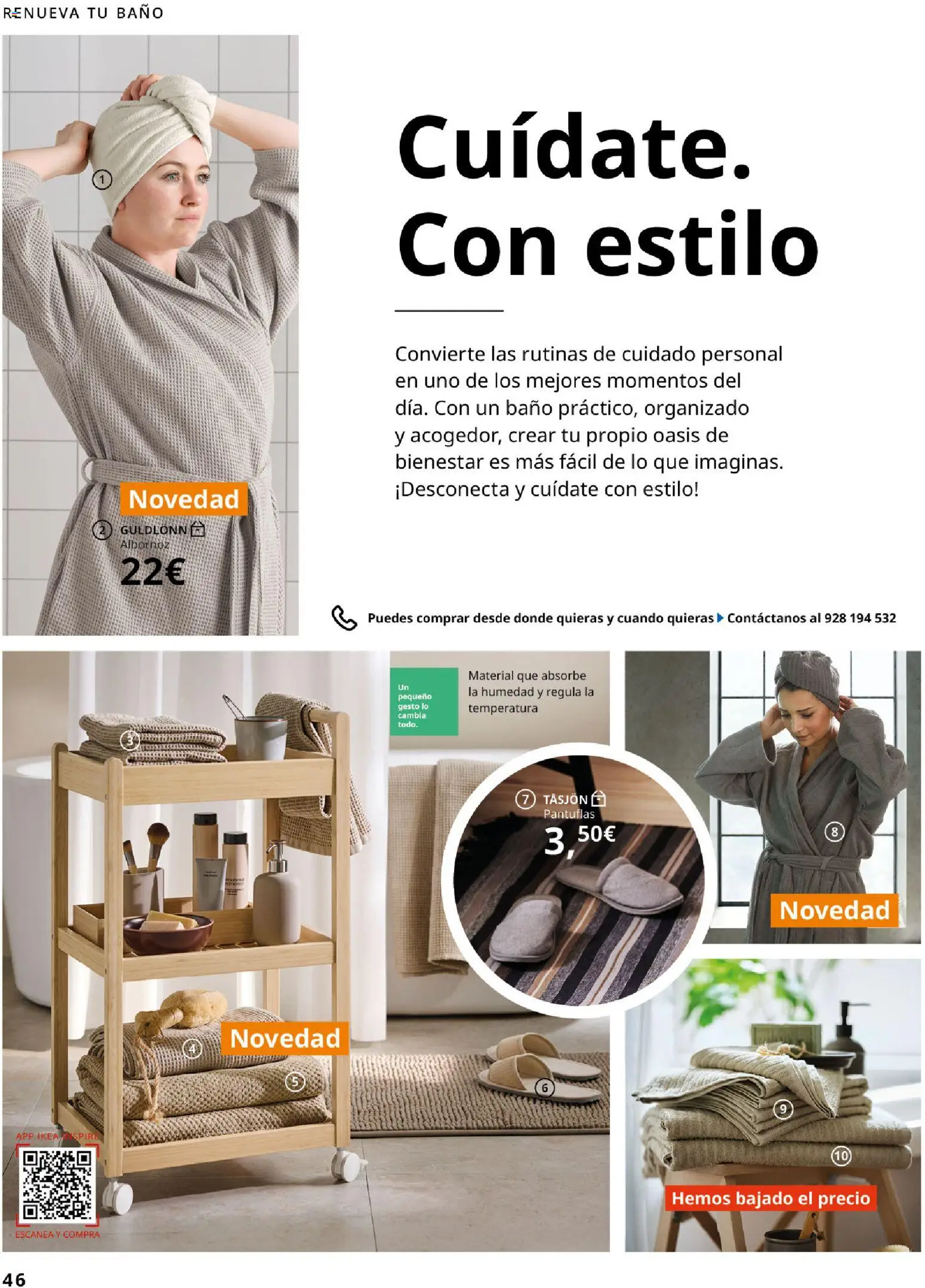 IKEA - Accesorios y decoración │ válido desde el 01/09/2026 | Página: 46 | Productos: Pantuflas, Baño