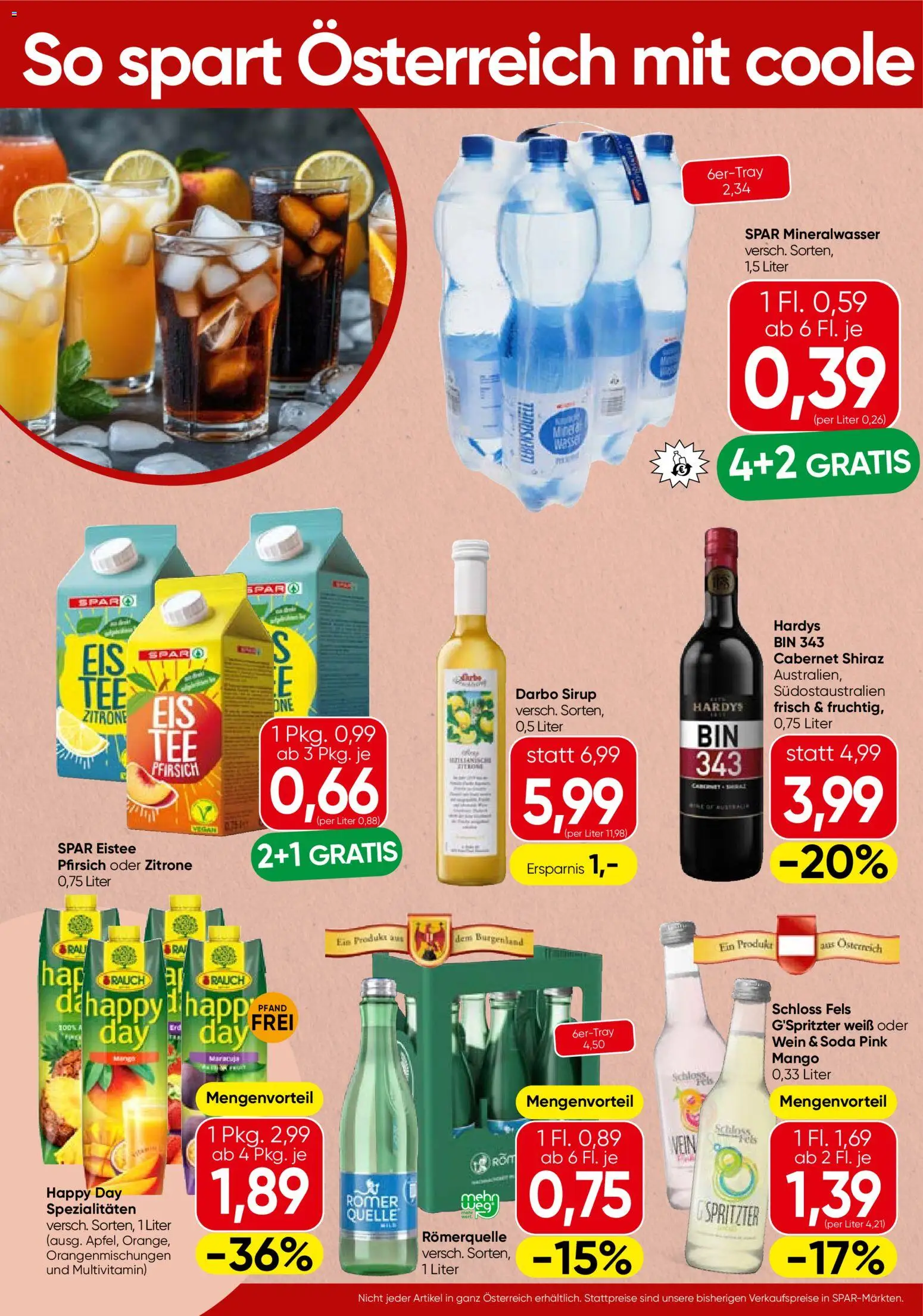 Spar Flugblatt - Niederösterreich gültig ab 21.05.2026 | Seite: 18 | Produkte: Zitrone, Mango, Wein, Papier blanc