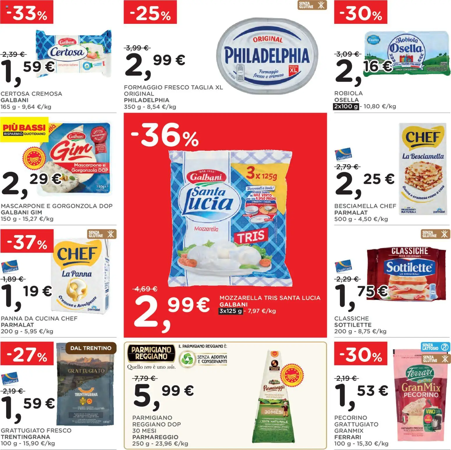 Volantino Poli del 16/09/2026 | Pagina: 13 | Prodotti: Ingredienti, Formaggio fresco, Crescenza, Robiola