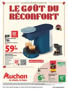 Auchan Café, automne hypers - Voorbeeld van een folder van Auchan, geldig van 06/10/2026