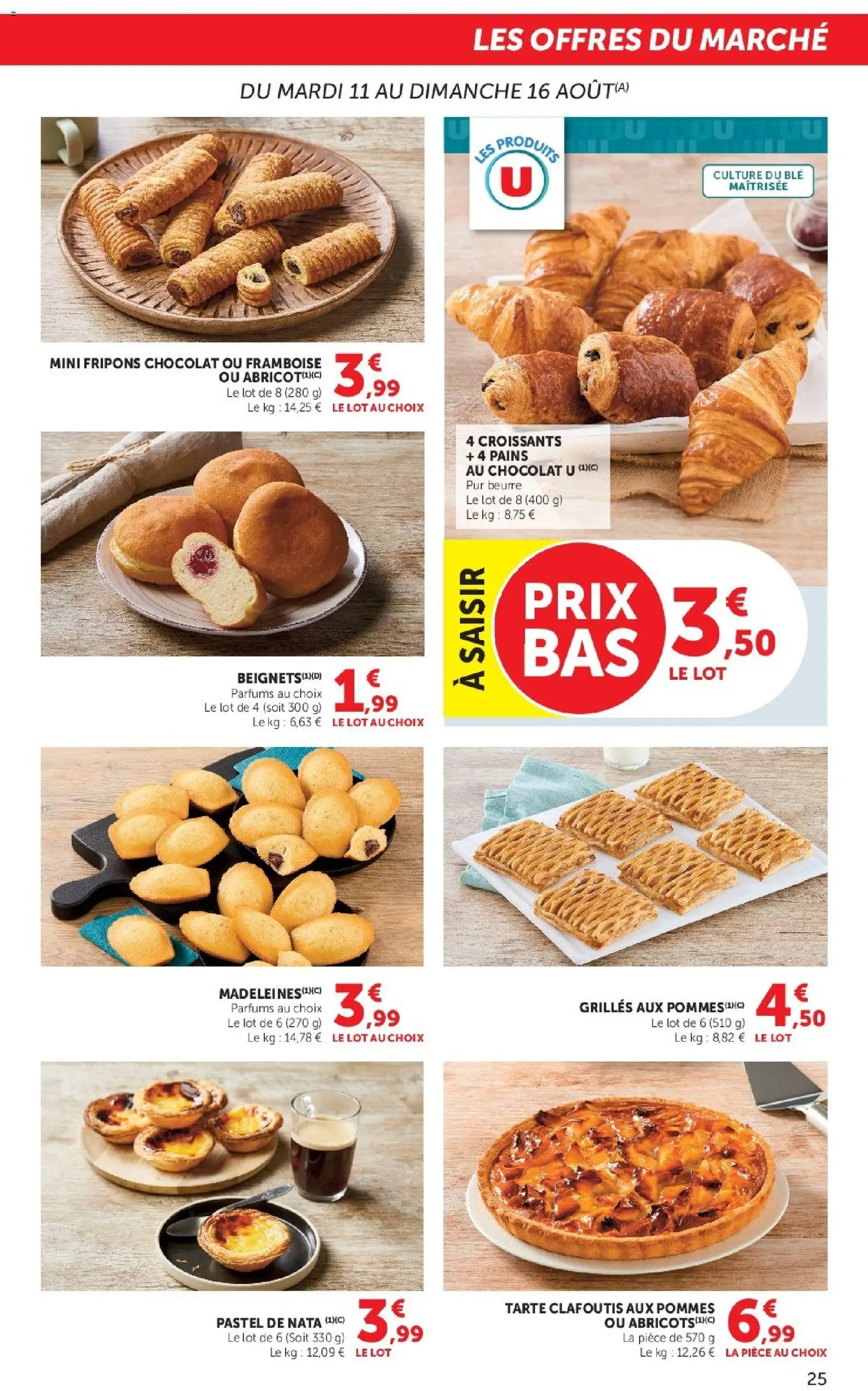 {H1} | Page: 25 | Produits: Parfums, Tarte, Chocolat, Blé