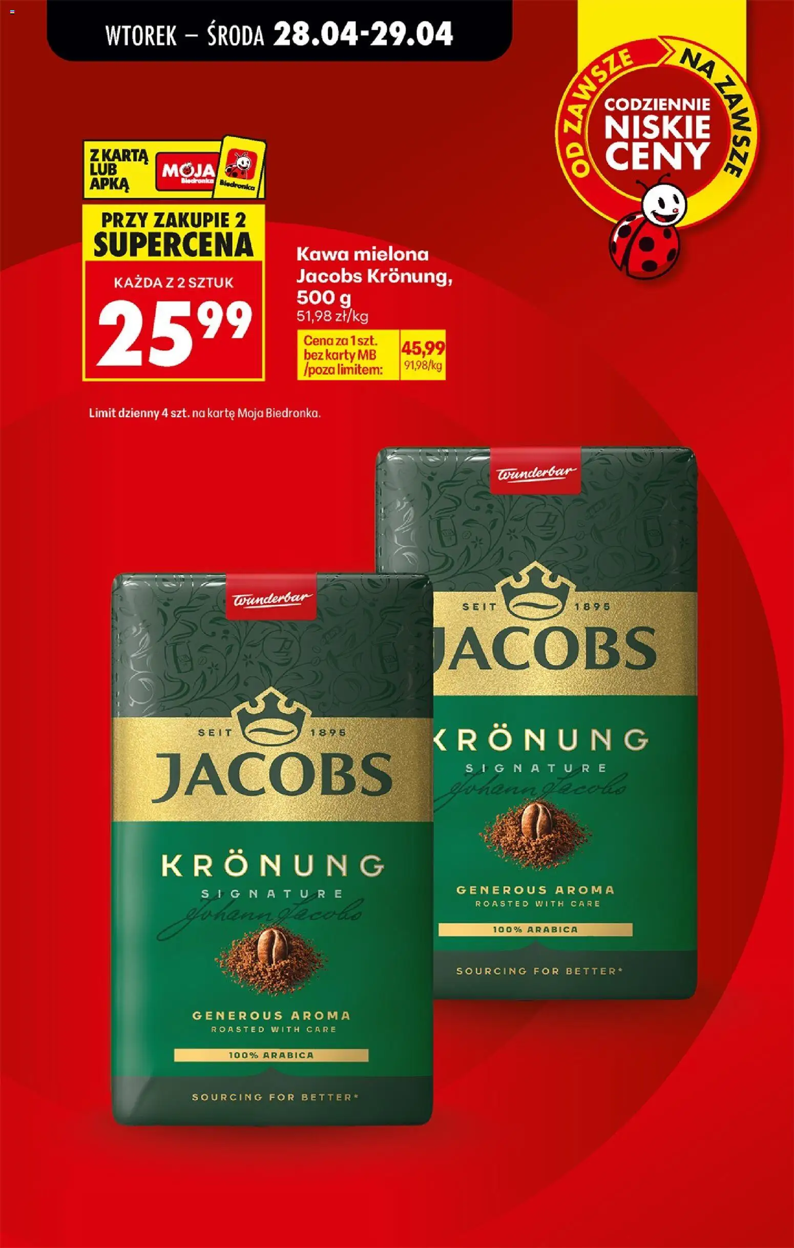 Biedronka gazetka od poniedziałku od 27.04.2026 | Strona: 8 | Produkty: Karta, Kaszanka, Kiełbaski