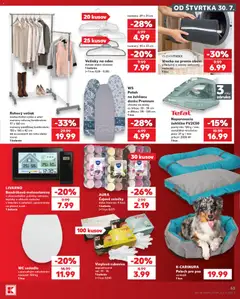 Kaufland leták platný od 30.07.2026 | Strana: 65 | Produkty: Vešiaky, Vešiak, Žehlička