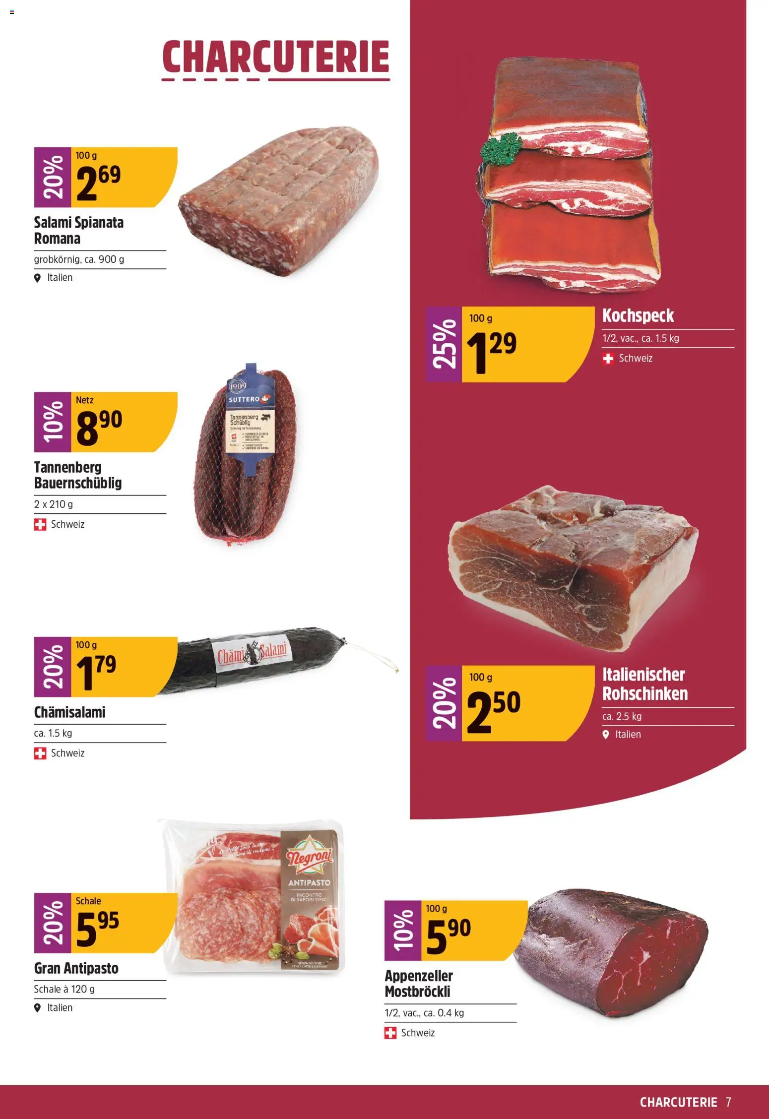 TopCC aktionen – gültig ab 15.06.2026 | Seite: 7 | Produkte: Salami