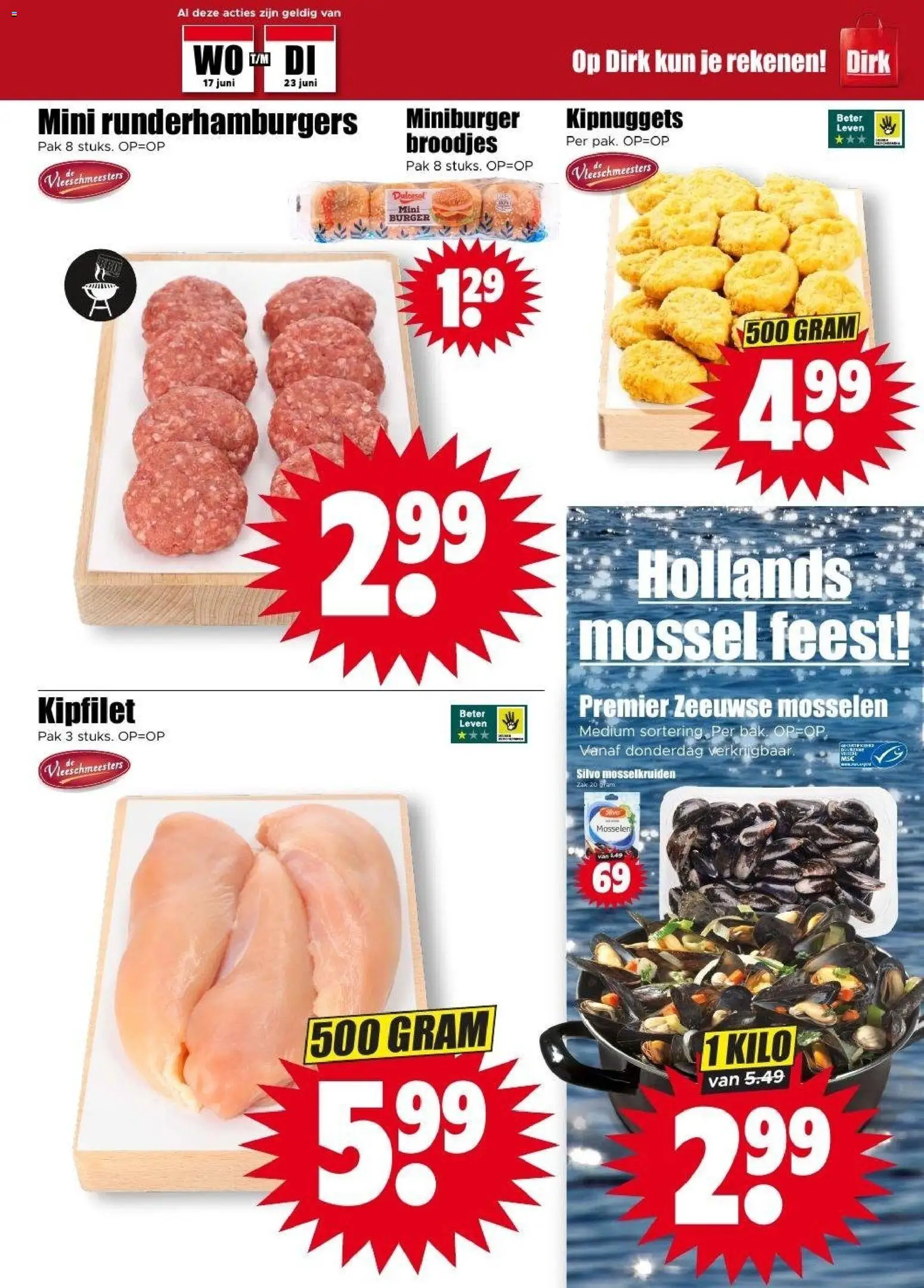 {H1} | Pagina: 5 | Producten: Mosselen, Zak, Broodjes