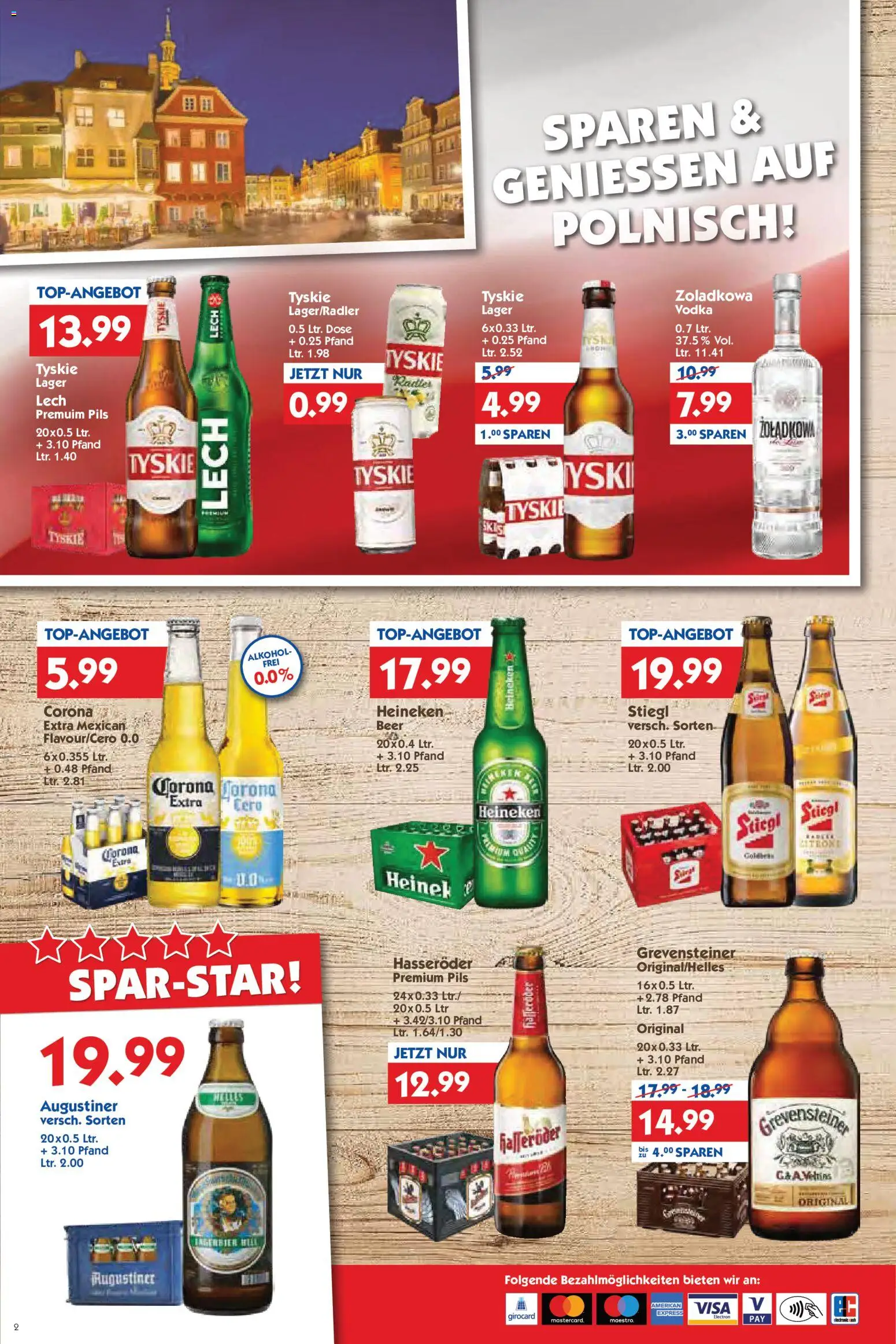 HOL’AB! Prospekt – gültig ab 01.06.2026 | Seite: 2 | Produkte: Tyskie, Pils, Heineken, Hasseröder