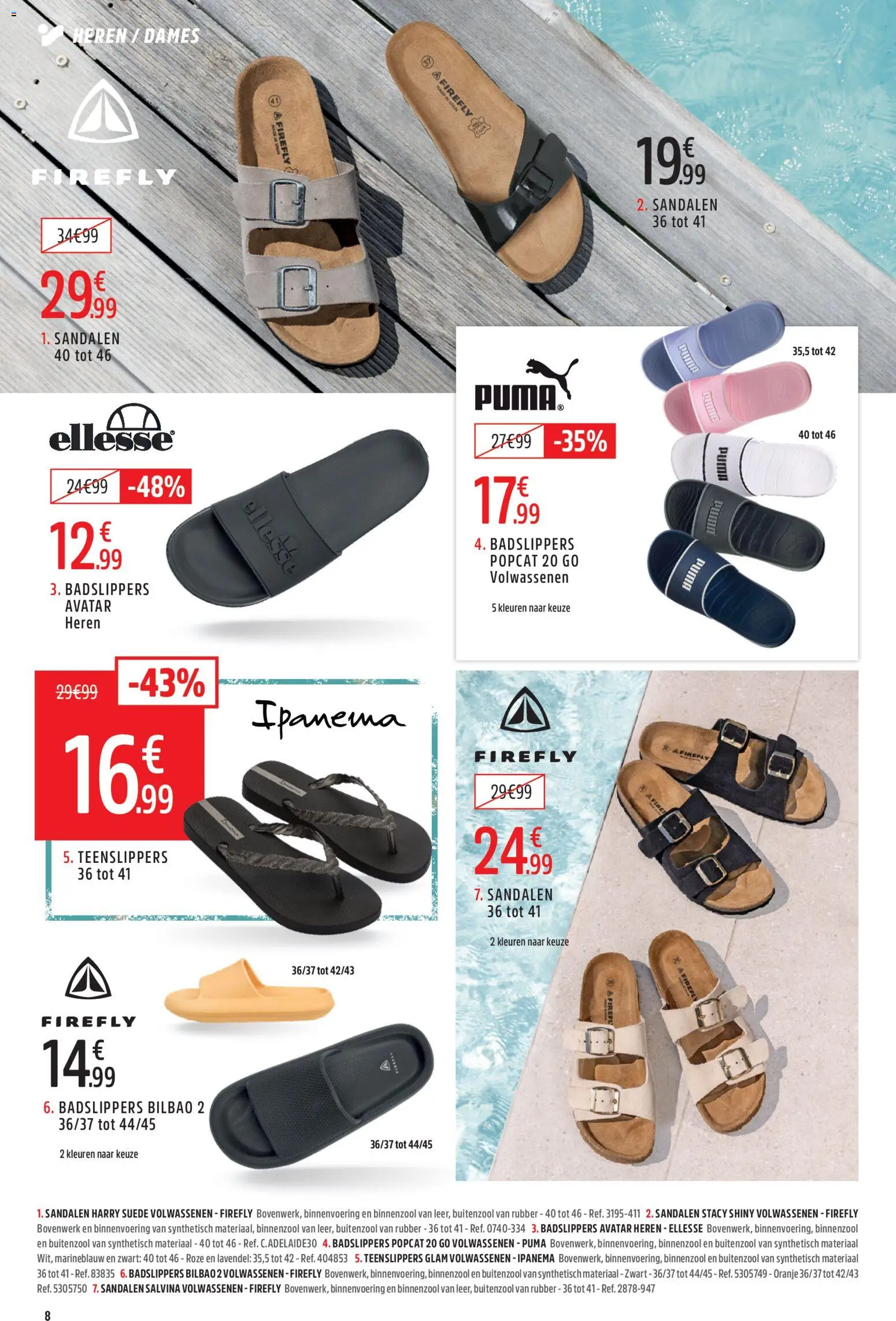 {H1} | Pagina: 8 | Producten: Sandalen