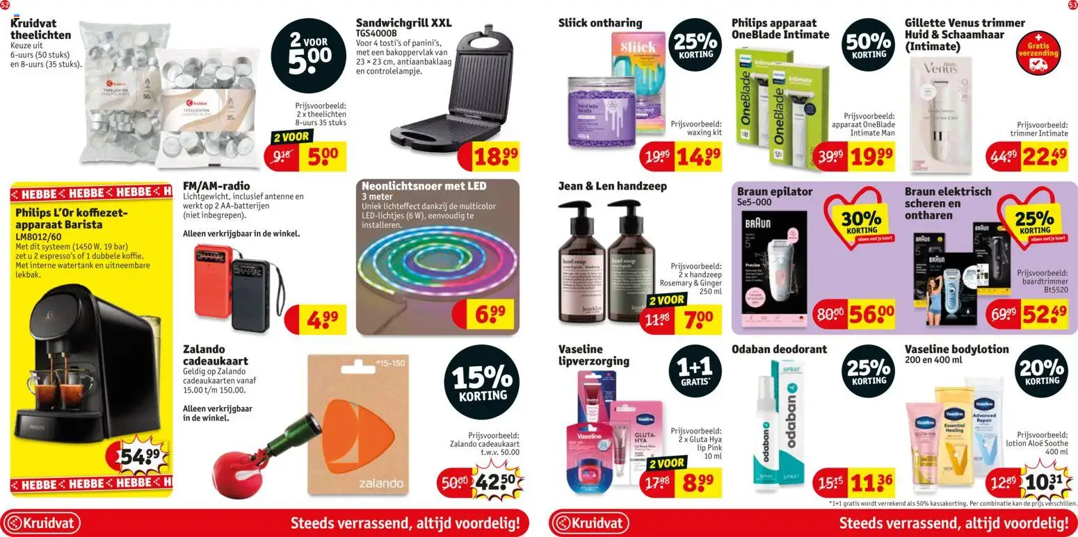 {H1} | Pagina: 33 | Producten: Epilator, Handzeep, Deodorant, Trimmer