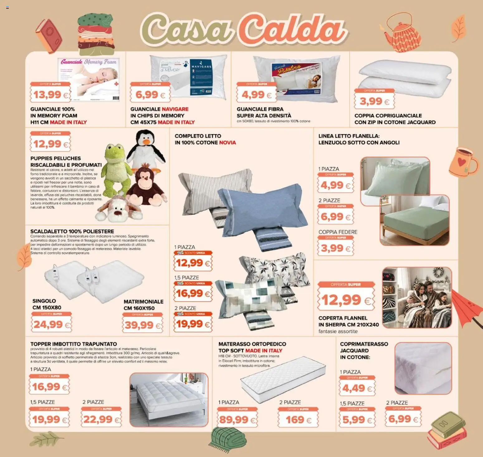Volantino Oasi del 08/10/2026 | Pagina: 21 | Prodotti: Forno, Letto, Materasso, Coperta