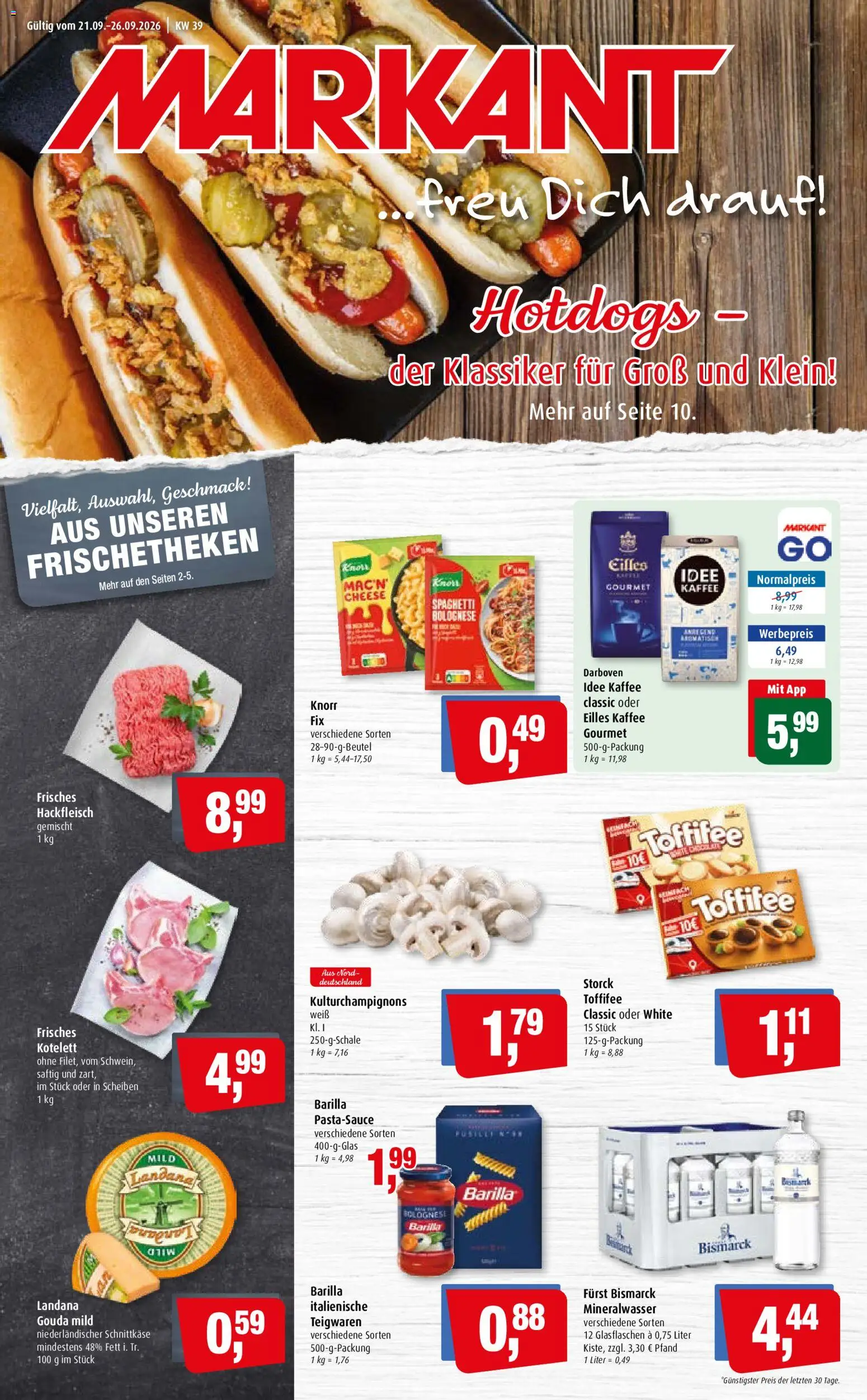 Markant Montag, 21. September Top Angebote