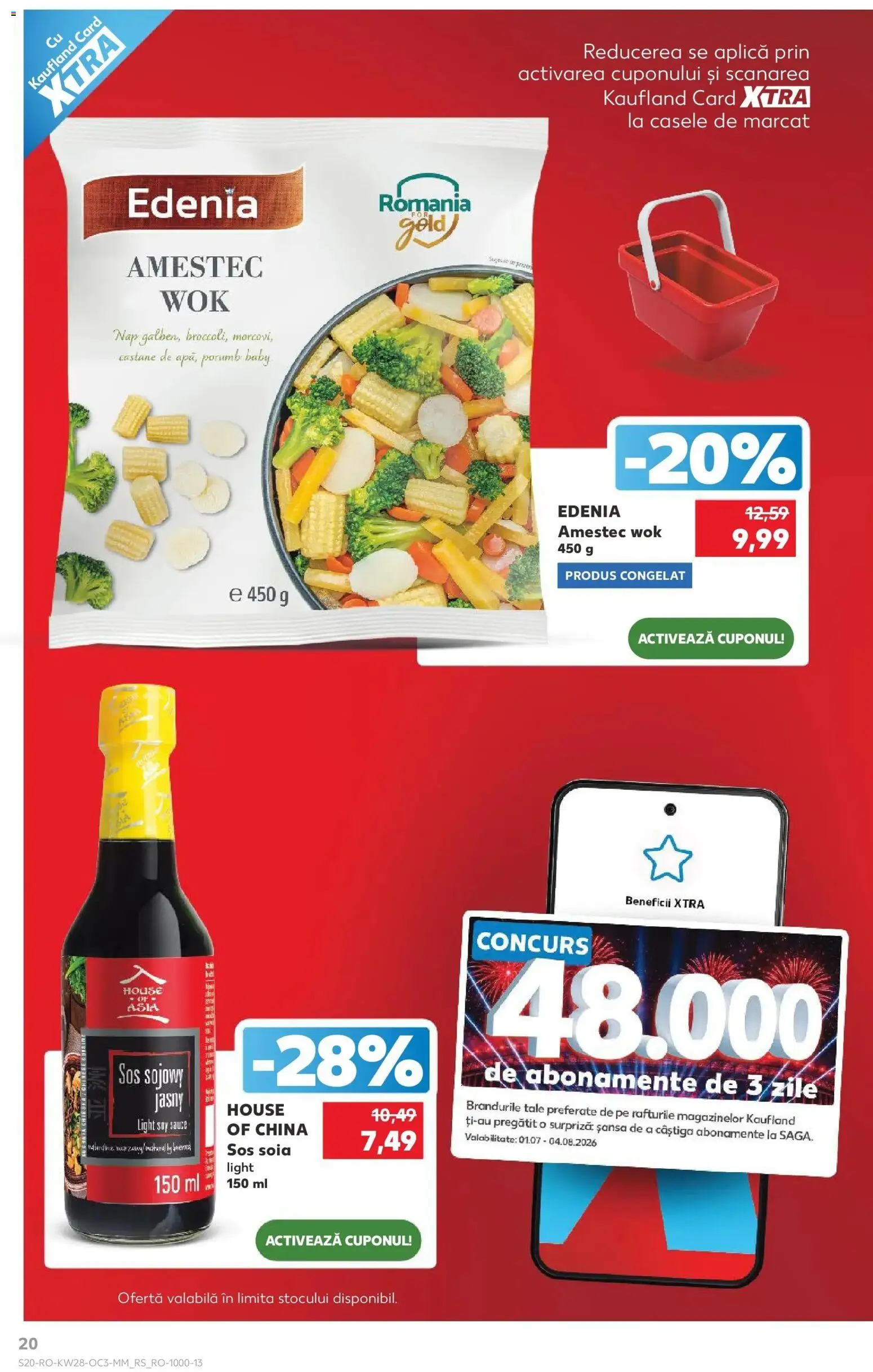 Noul catalog Kaufland – valabil de la 08.07.2026 | Pagină: 20 | Produse: Porumb, Sos