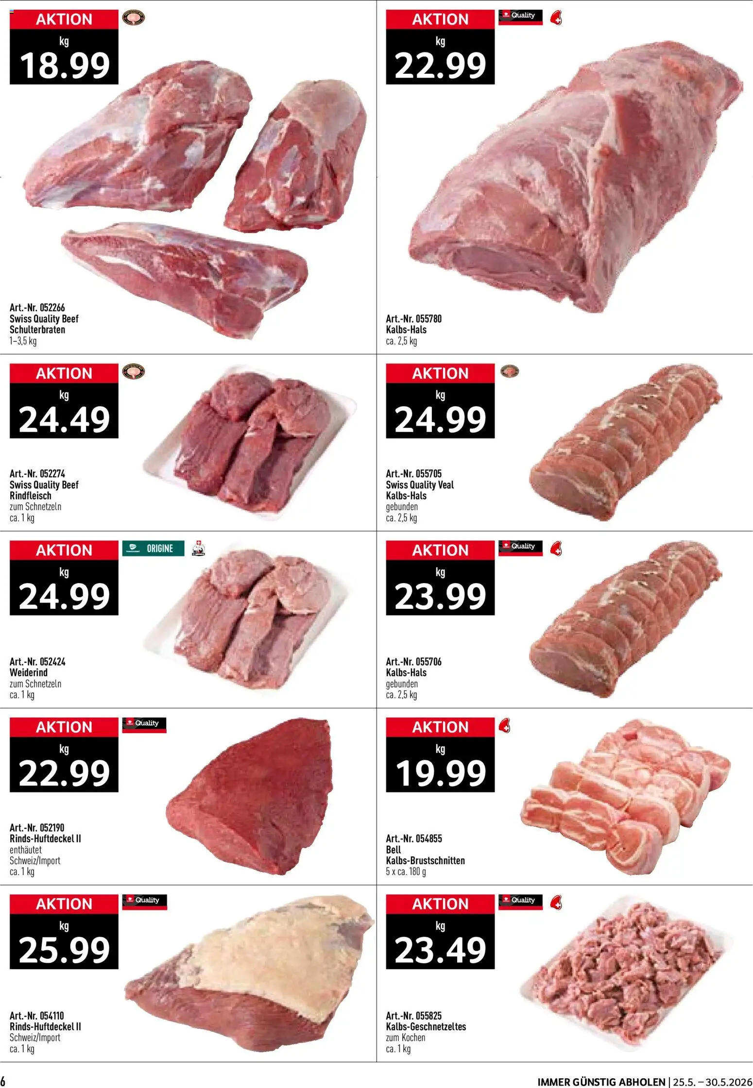 Prodega aktionen – gültig ab 25.05.2026 | Seite: 6 | Produkte: Rindfleisch