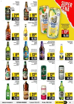 Náhled letáku Jip leták - Cash & Carry od 14.10.2026 | Strana: 15 | Produkty: Bernard švestka, Velkopopovický Kozel, Citron, Braník 11