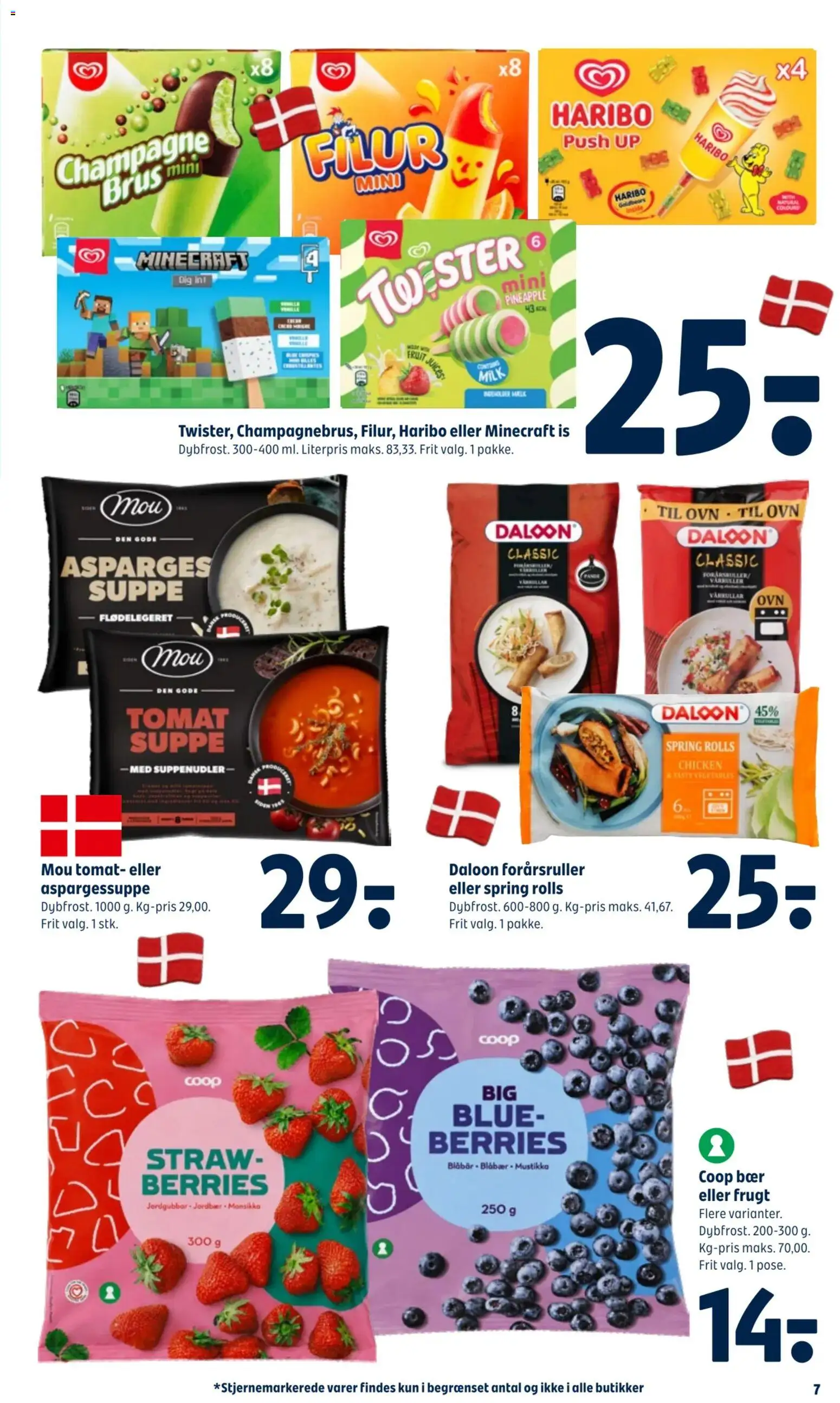 Coop 365 tilbudsavis – gyldig fra 10/09/2026 | Side: 9 | Produkter: Blåbær, Is, Suppe, Asparges
