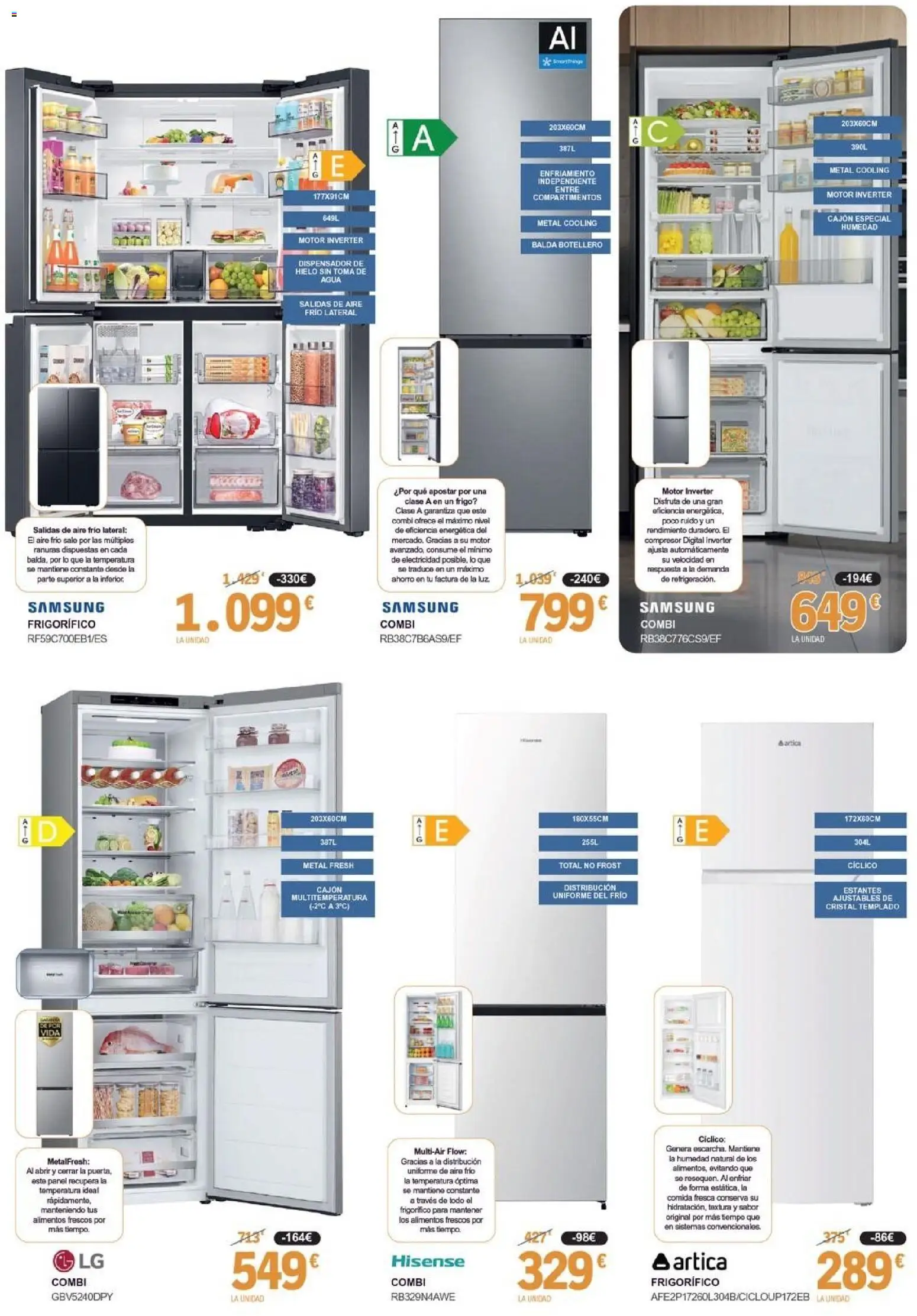 E.Leclerc folleto │ válido desde el 01/07/2026 | Página: 2 | Productos: Ηλεκτρονικα ειδη, Dispensador, Combi, Κούβα