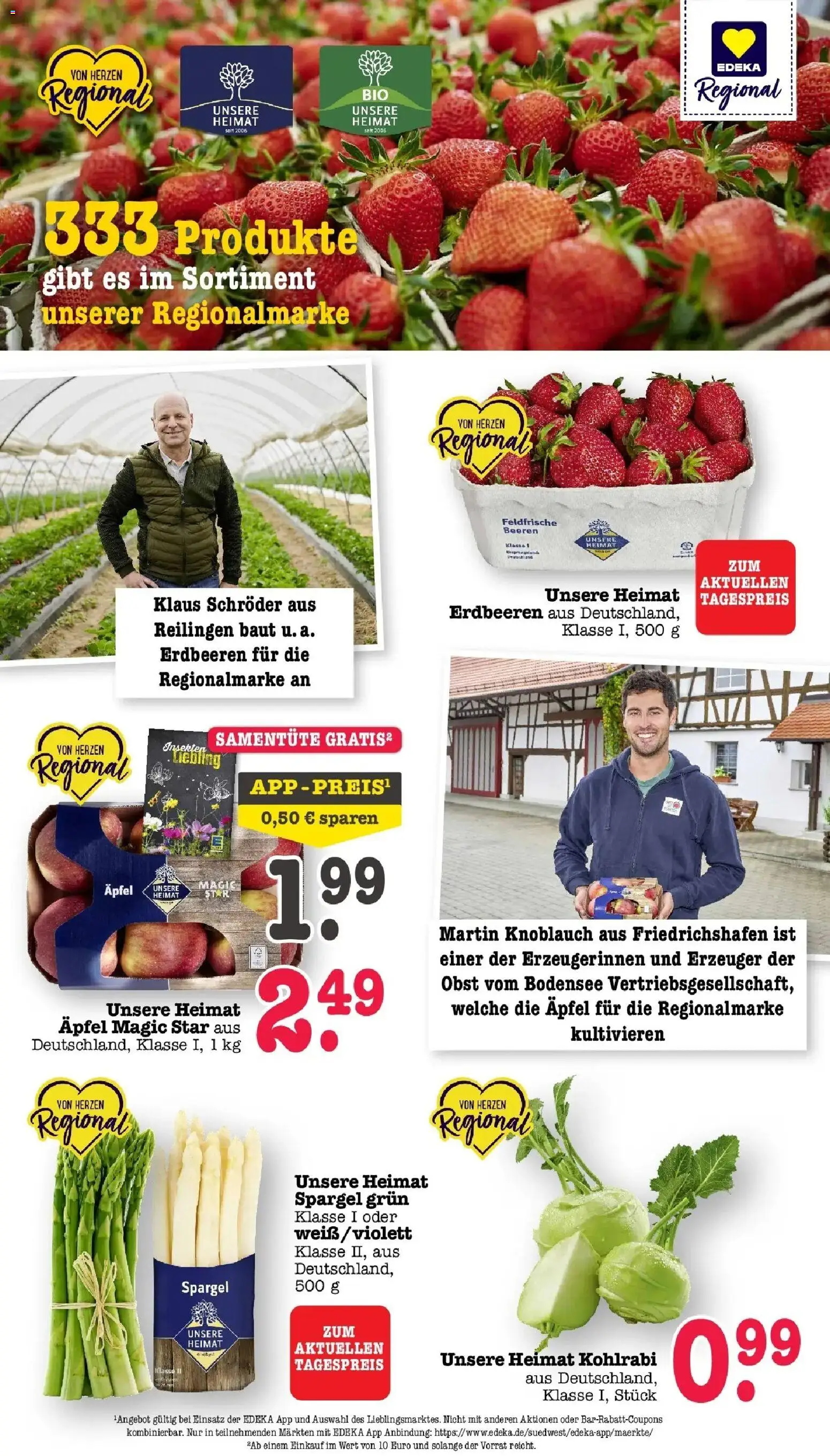 Edeka prospekt Bühlertal	 – gültig ab 10.05.2026 | Seite: 31 | Produkte: Äpfel, Spargel, Knoblauch, Erdbeeren
