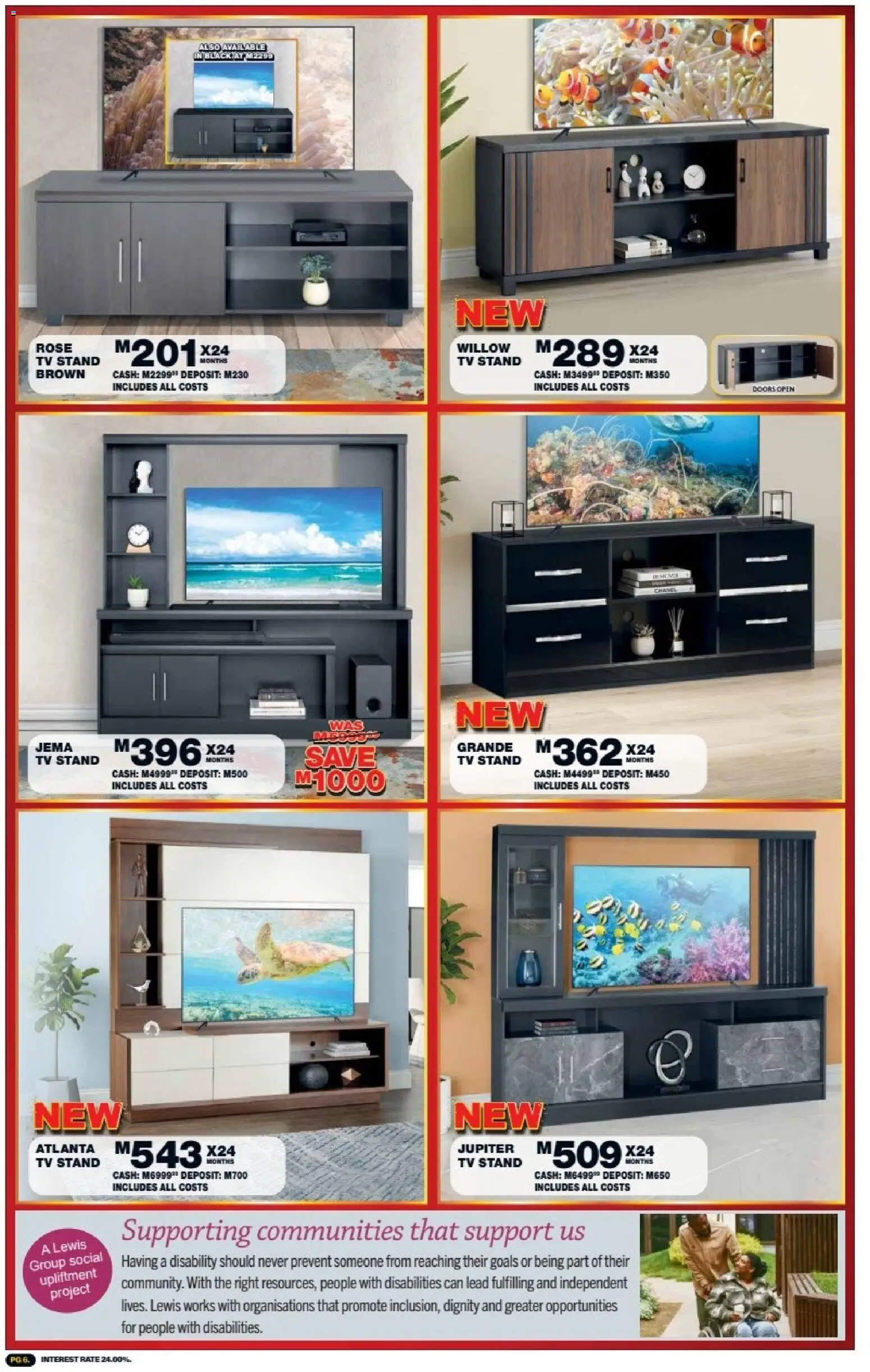 New Lewis Stores catalogue – valid from 05/10/2026 | Page: 6 | Products: TV