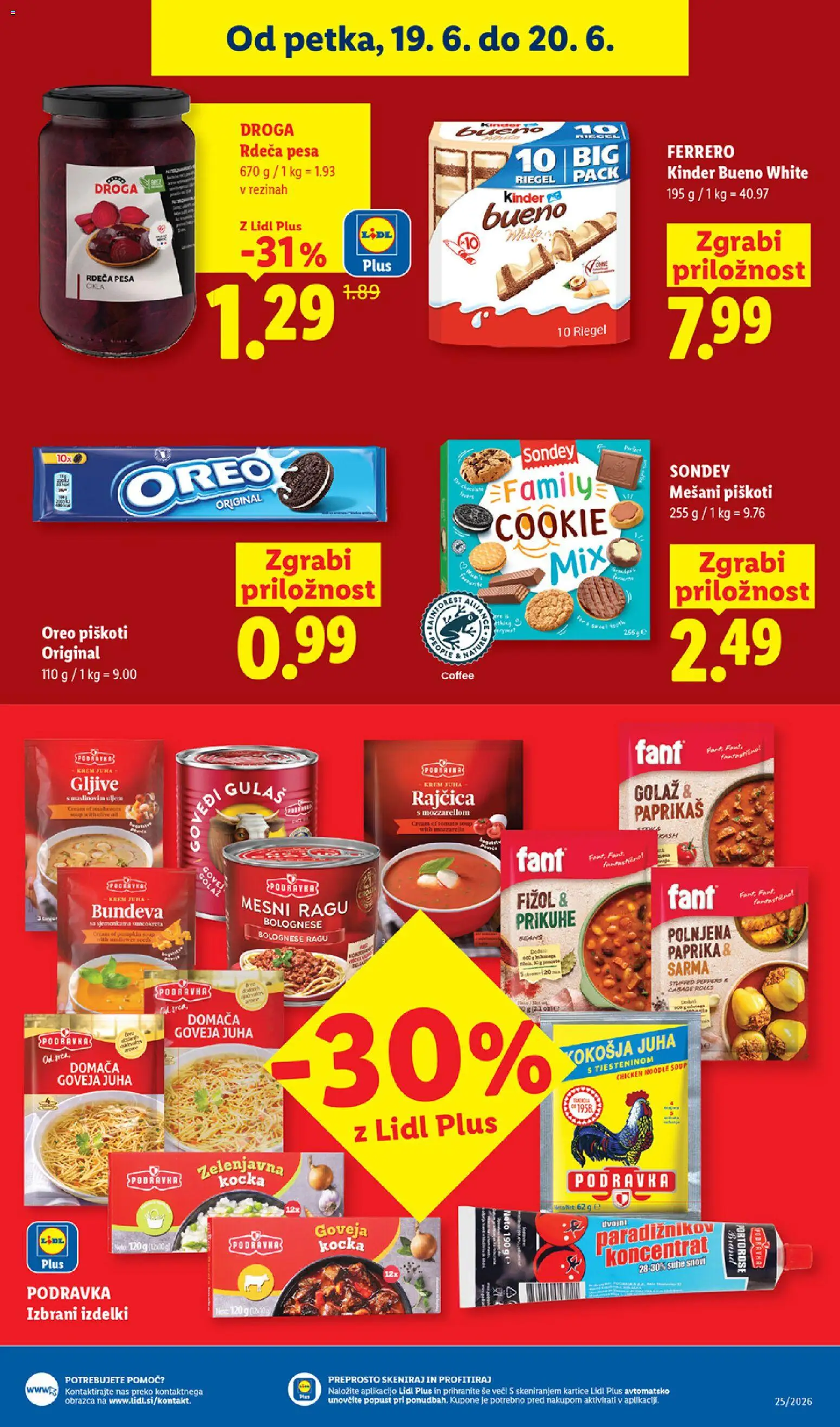 Novi Lidl katalog ponudbe – veljaven od 18.06.2026 | Stran: 41 | Izdelki: Paprika, Juha, Piskoti, Pesa