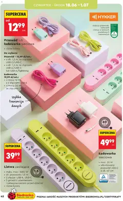 Náhled letáku Biedronka Polsko leták - Hity i inspiracje od 13.06.2026 | Strana: 44 | Produkty: USB