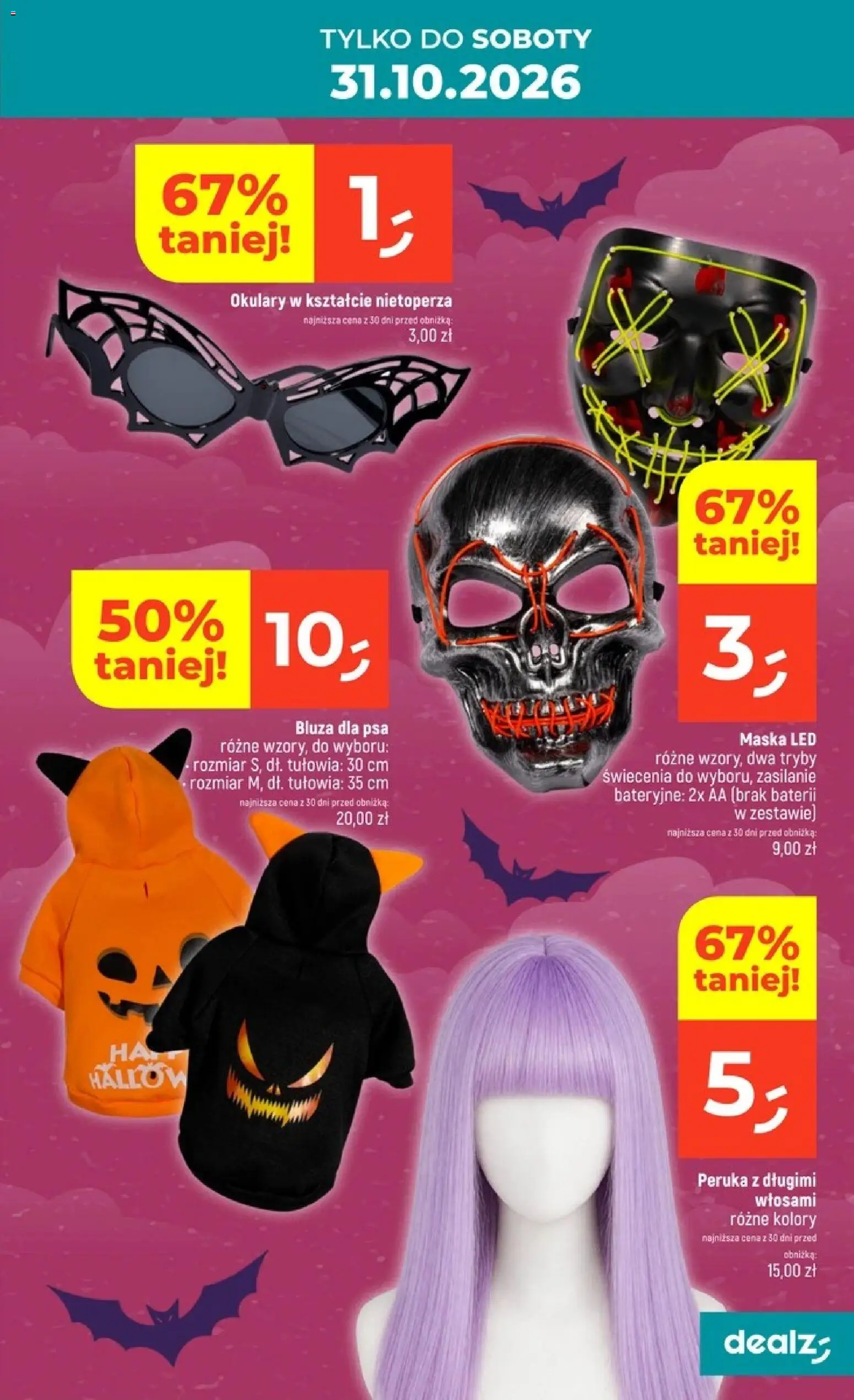 Dealz gazetka - Deal dnia od 28.10.2026 | Strona: 13 | Produkty: Okulary, Maska