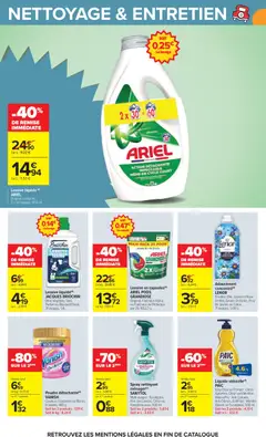 Carrefour - Prévisualisation de Carrefour catalogue valide à partir de 22/09/2026 | Page: 58 | Produits: Ariel, Menthe, Parfum, Lessive