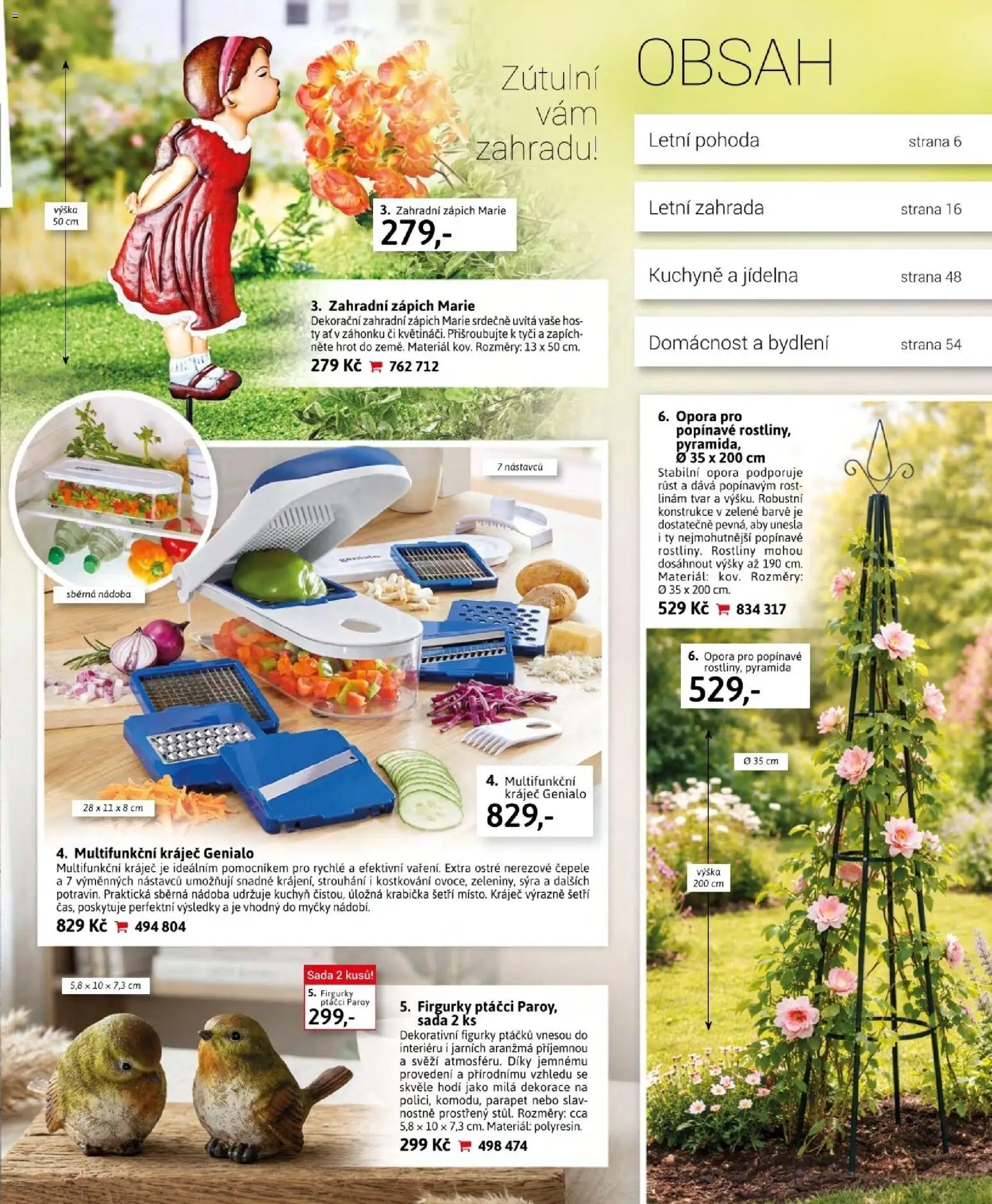 Velký Košík katalog červen 2026 od 01.06.2026 | Strana: 3 | Produkty: Zahrada, Zápich, Kráječ, Mila