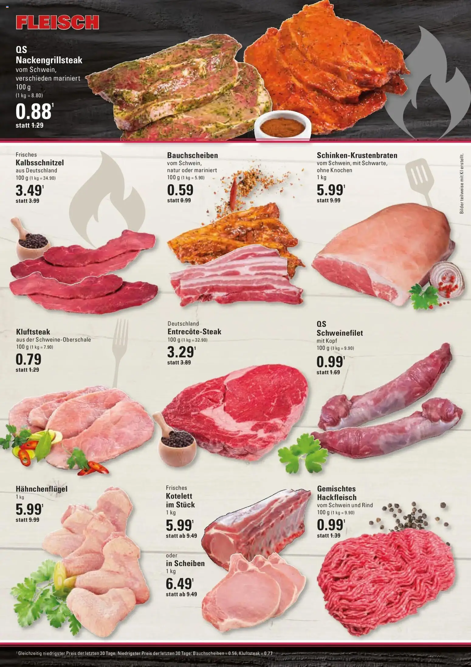 Marktkauf Prospekt Stade	 – gültig ab 27.04.2026 | Seite: 4 | Produkte: Schweinefilet, Bilder, Fleisch, Hackfleisch