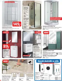Bauhaus katalog akcije – veljaven od 15.07.2026 | Stran: 12 | Izdelki: Prha, Preproga, Milo, Omarica
