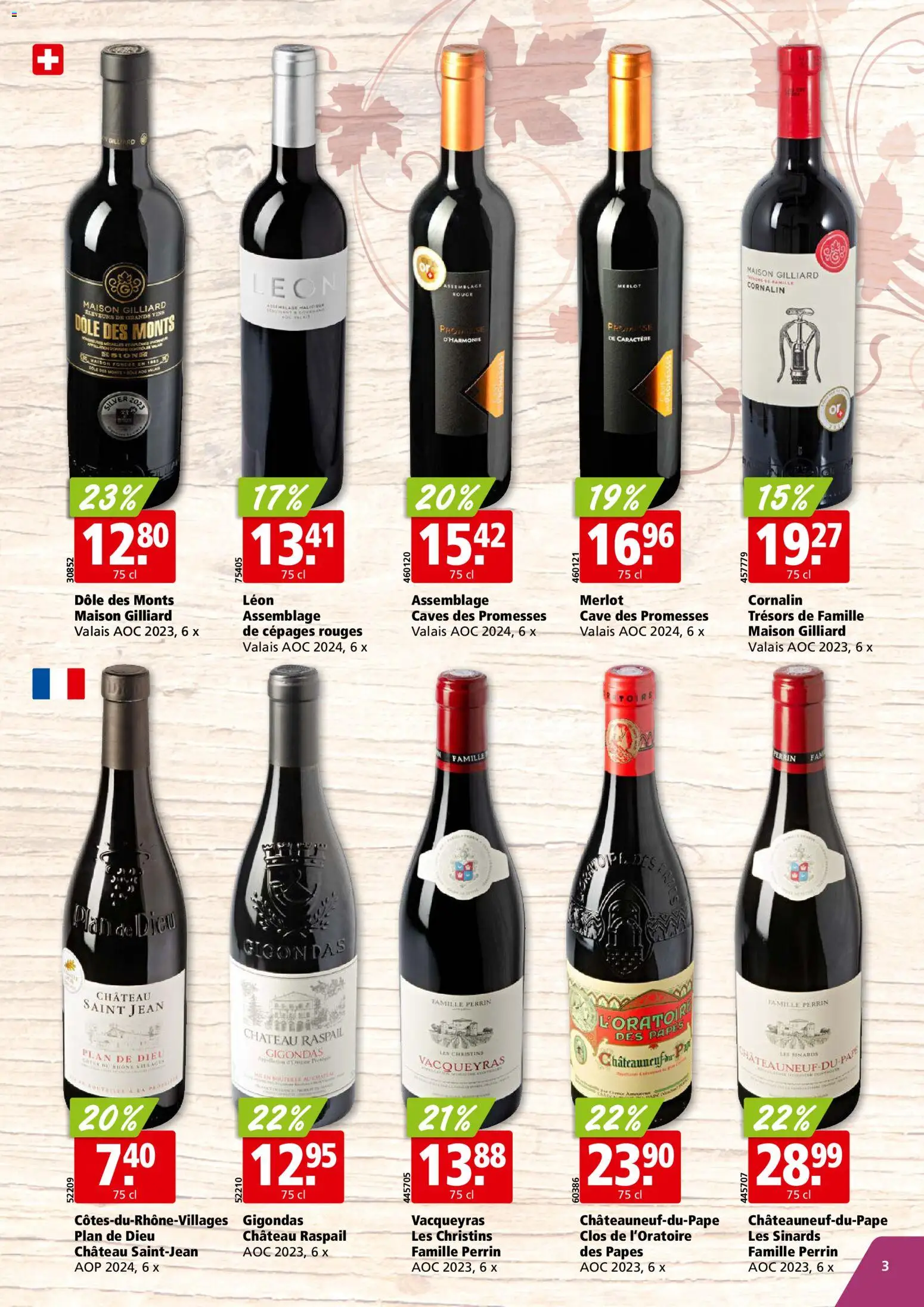 Aligro aktionen Wein Sitten – gültig ab 21.09.2026 | Seite: 3 | Produkte: Merlot, Rouge