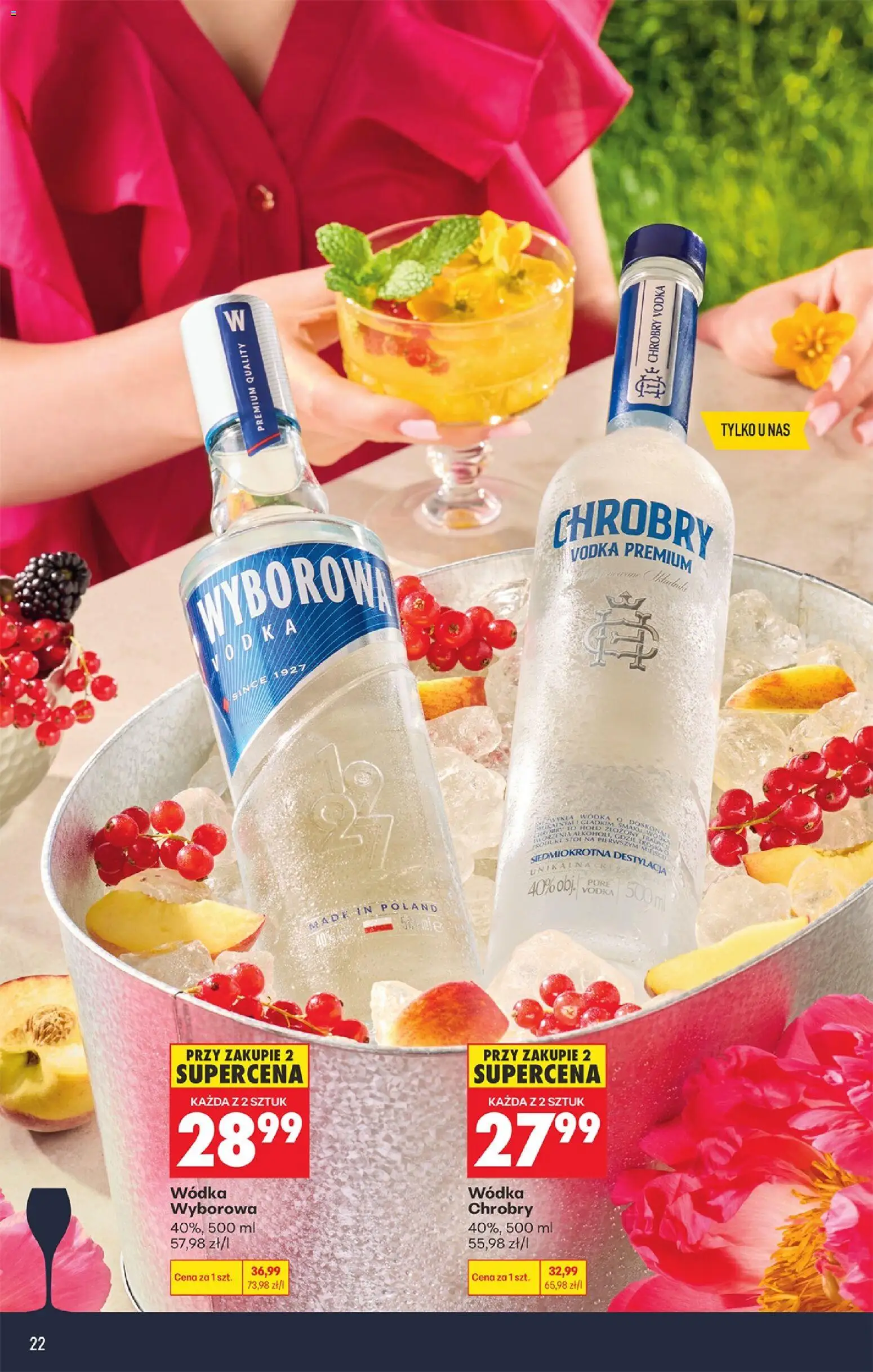 Biedronka Polsko leták - Czas na toast od 18.05.2026 | Strana: 22 | Produkty: Vodka