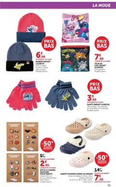 Super U - Prévisualisation de Super U catalogue valide à partir de 20/10/2026 | Page: 39 | Produits: Bonnet, Sabots, Gants