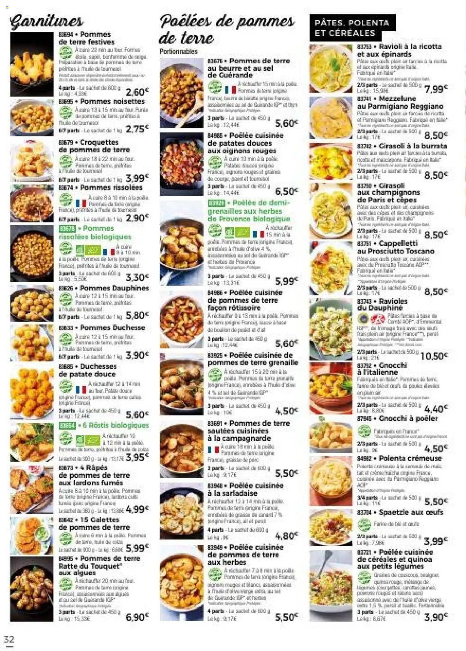 {H1} | Page: 38 | Produits: Herbes de provence, Algues, Céréales, Ricotta