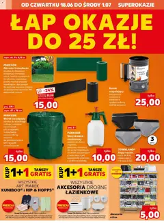 Pogląd oferty "Kaufland gazetka - Złap Okazje" - ważna od 18.06.2026 | Strona: 14 | Produkty: Opryskiwacz, Starter
