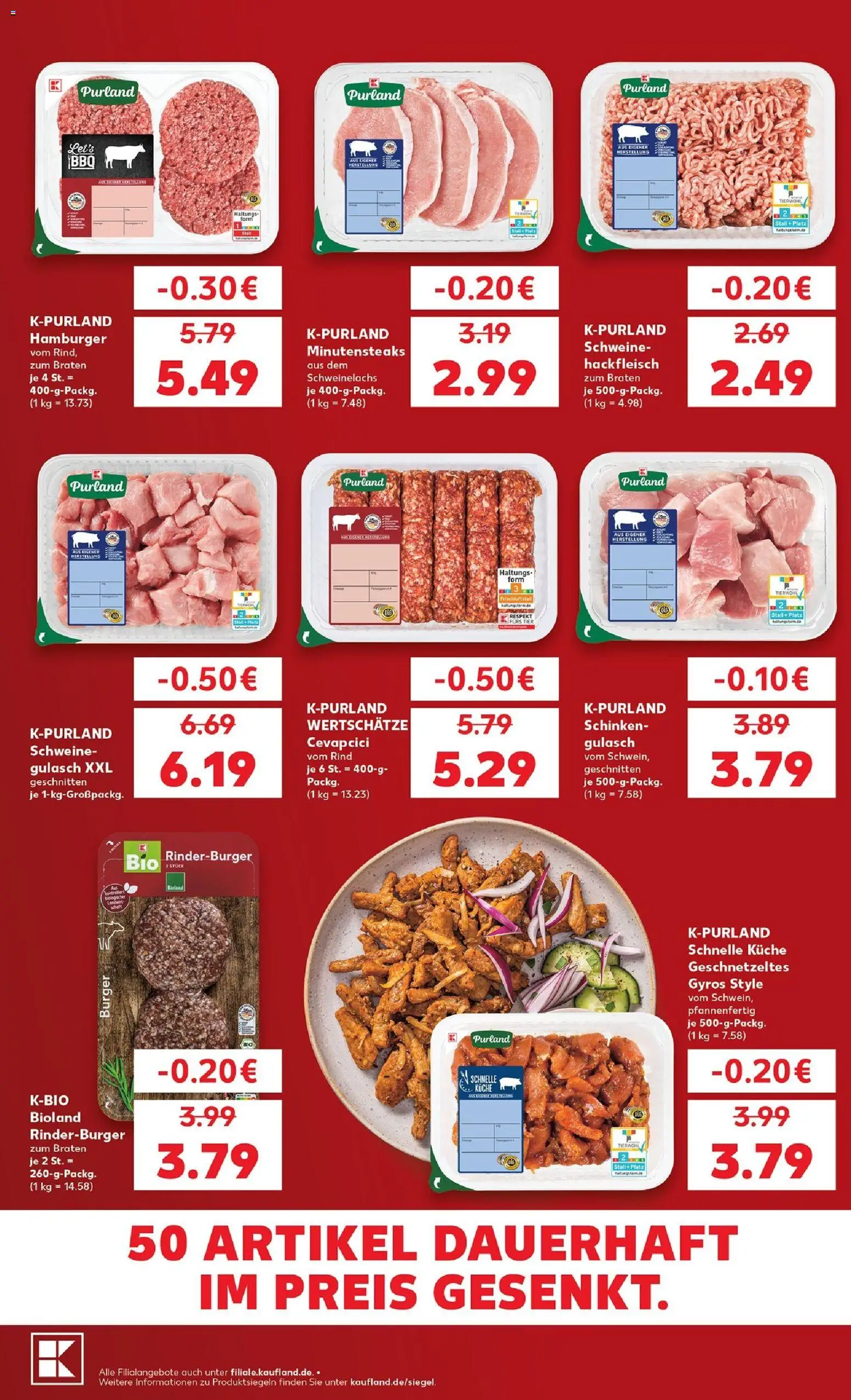 Kaufland Prospekt Hamburg – gültig ab 20.08.2026 | Seite: 3 | Produkte: Küche, Cevapcici, Burger, Gyros