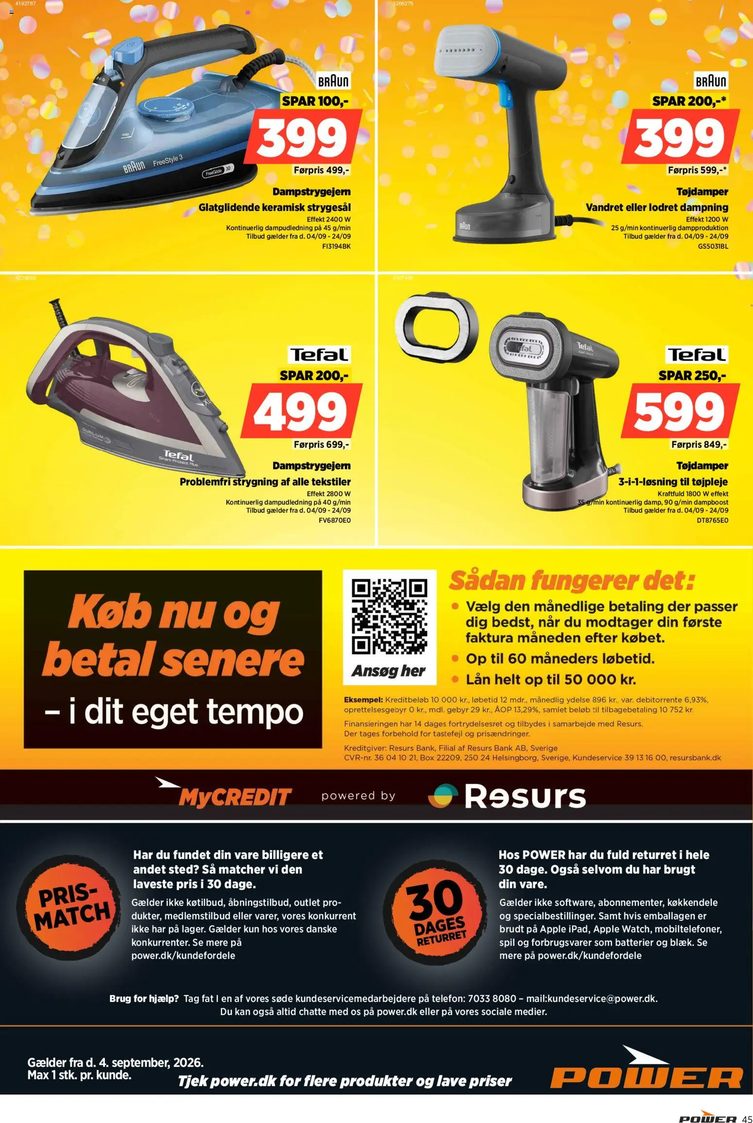 Power tilbudsavis – gyldig fra 04/09/2026 | Side: 45 | Produkter: Batterier, Telefon, Søm, Spil