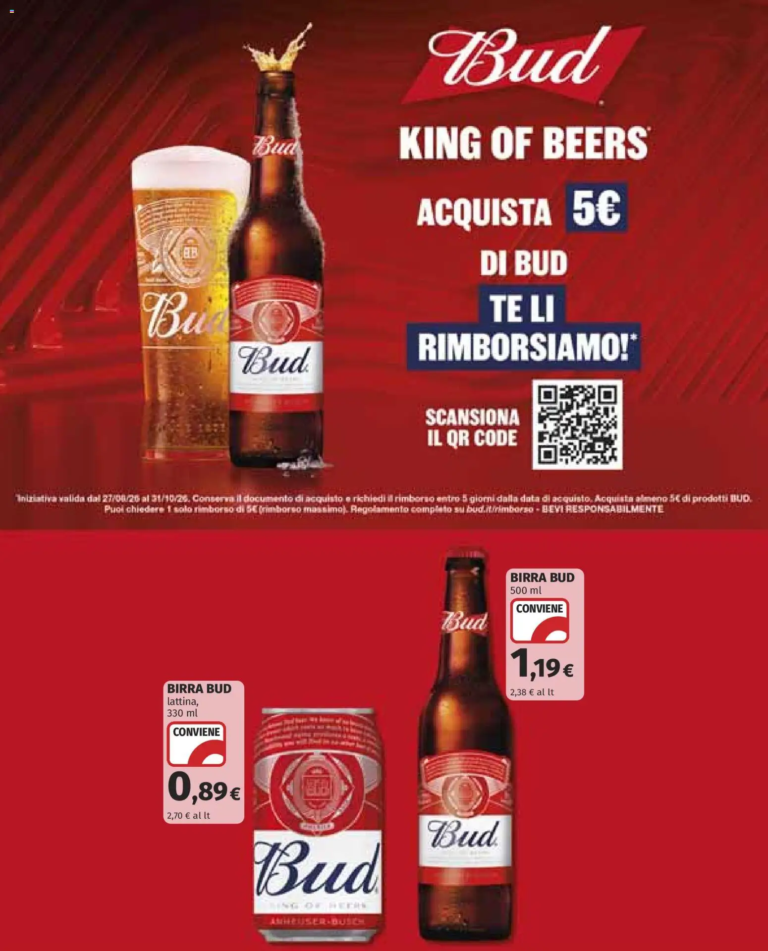 Volantino COOP del 15/10/2026 | Pagina: 36 | Prodotti: Birra, Tè, Data