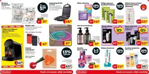 Kruidvat folder week 35 - Voorbeeld van een folder van Kruidvat, geldig van 25/08/2026 | Pagina: 33 | Producten: Epilator, Bodylotion, Deodorant, Kan