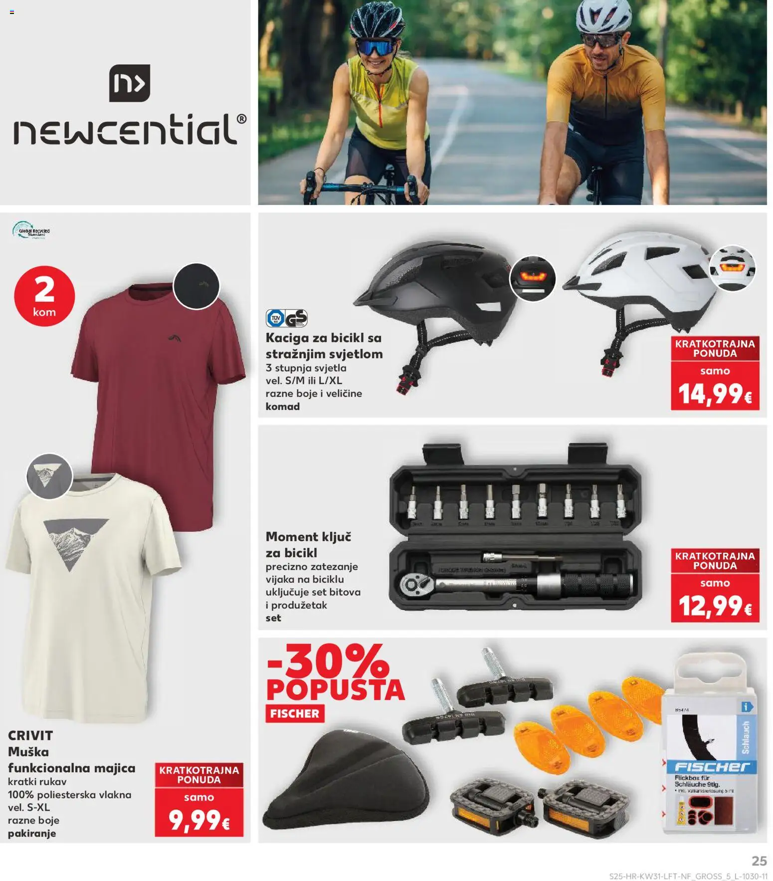 Kaufland katalog | vrijedi od 29.07.2026 | Stranica: 25 | Proizvodi: Bicikl, Kaciga, Majica