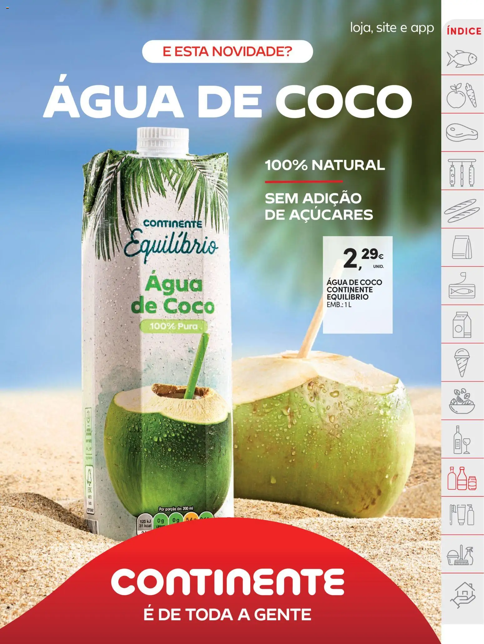 Continente folheto │ válido de 07/07/2026 | Página: 35 | Produtos: Agua