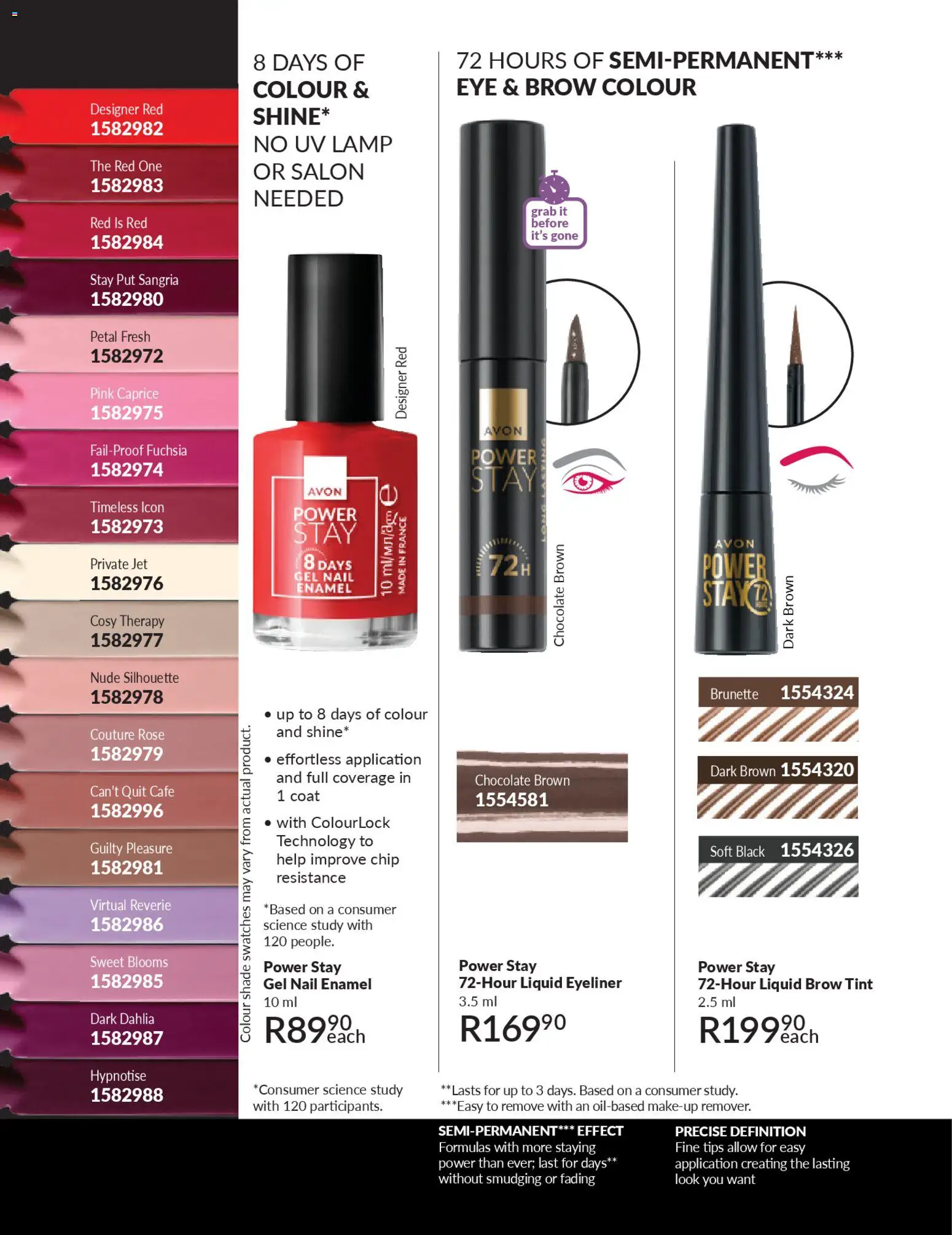 New Avon catalogue – valid from 01.04.2026 | Page: 71 | Products: Coat, Lamp, Eyeliner, Enamel