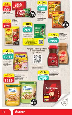 KITKAT SZELET, Ft/db, többféle, 41,5 g - amely érvényes a következő dátumtól: 2026.08.21. | Oldal: 14
