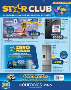 Anteprima del volantino Euronics volantino Star Club valido a partire dal 16/07/2026