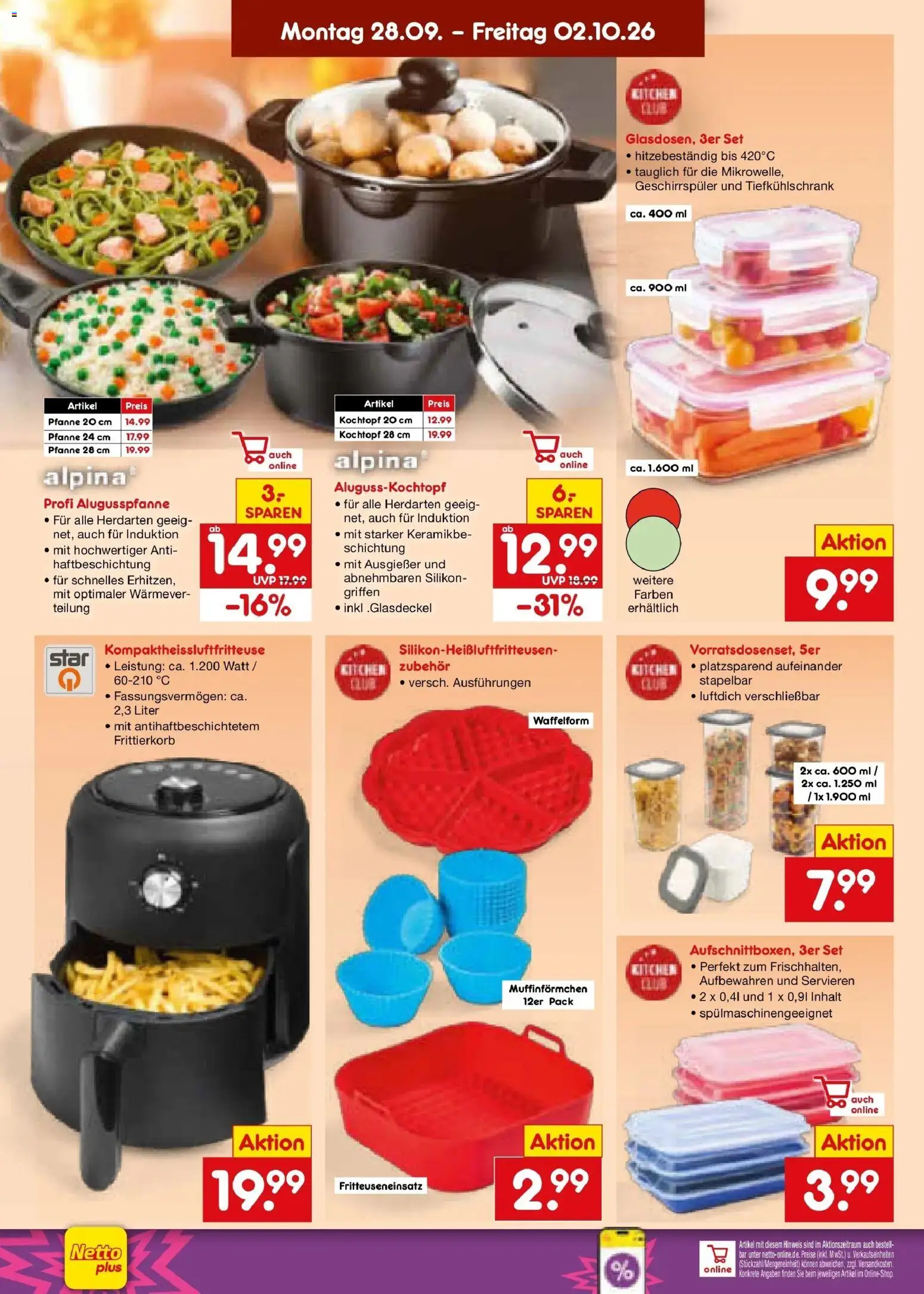Netto Marken-Discount Prospekt Hamburg (ab 05.10.2026) » Angebote | Seite: 44 | Produkte: Geschirrspüler
