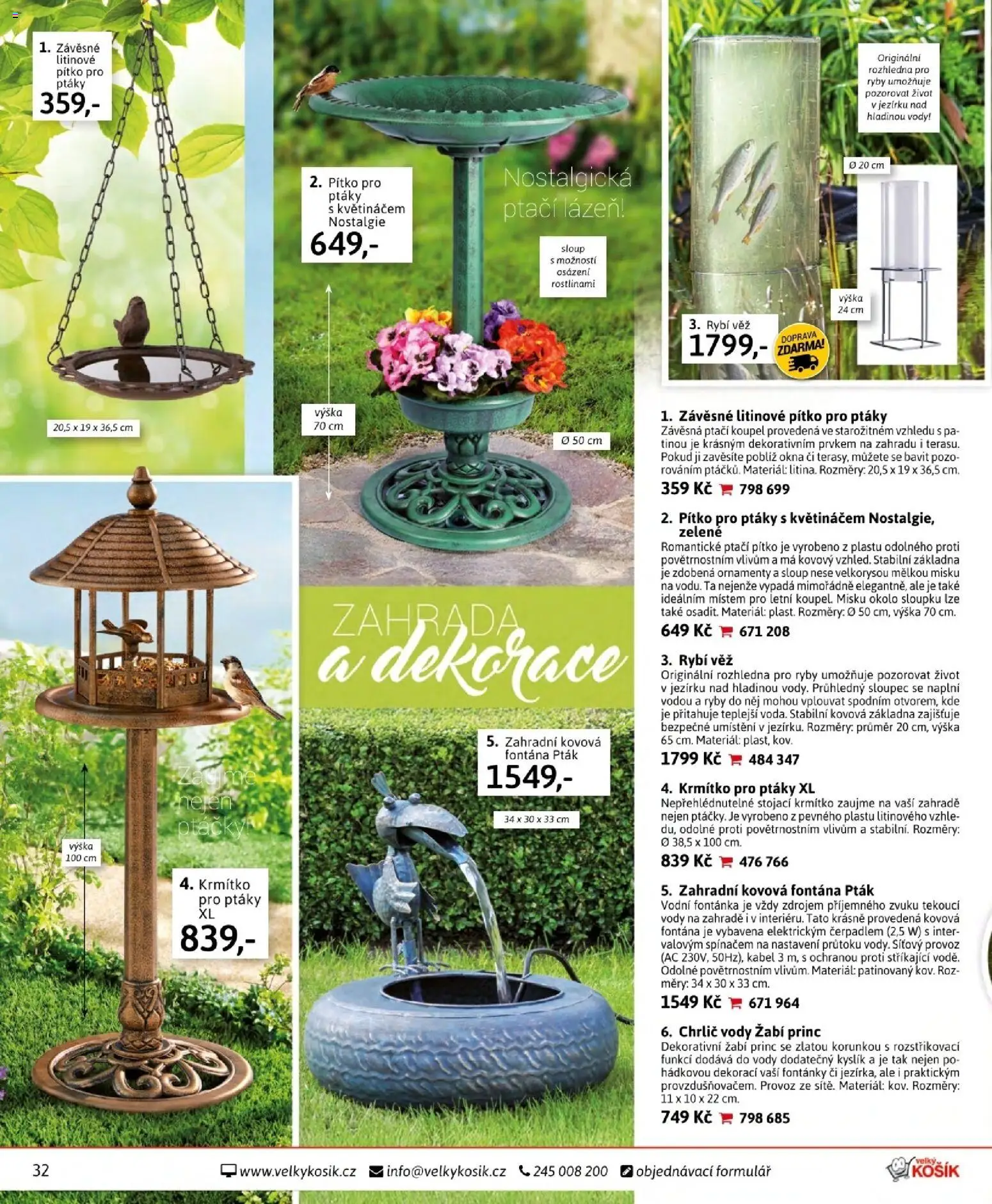 Velký Košík katalog červen 2026 od 01.06.2026 | Strana: 32 | Produkty: Košík, Ryby, Kabel, Krmítko