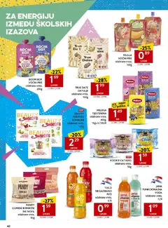 Konzum ponuda - Pregled kataloga iz trgovine Konzum, vrijedi od 17.08.2026 | Stranica: 40 | Proizvodi: Datulje, Voda, Pasta, Aloe vera