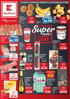 Náhled letáku Kaufland leták - Chomutov od 19.08.2026