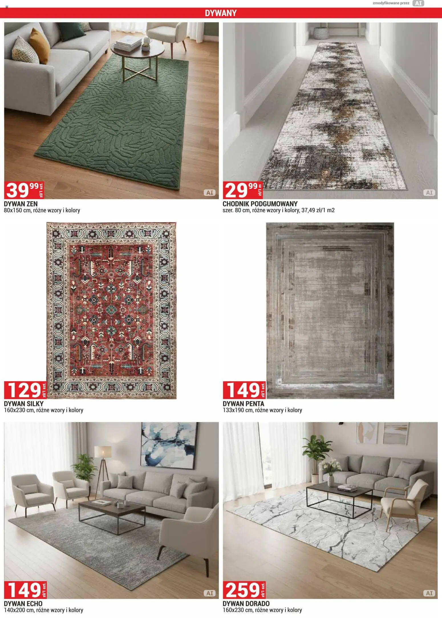 Merkury Market gazetka od 01.10.2026 | Strona: 63 | Produkty: Dywan, Dywany