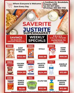 Saverite specials catalogue – valid from 04.05.2026