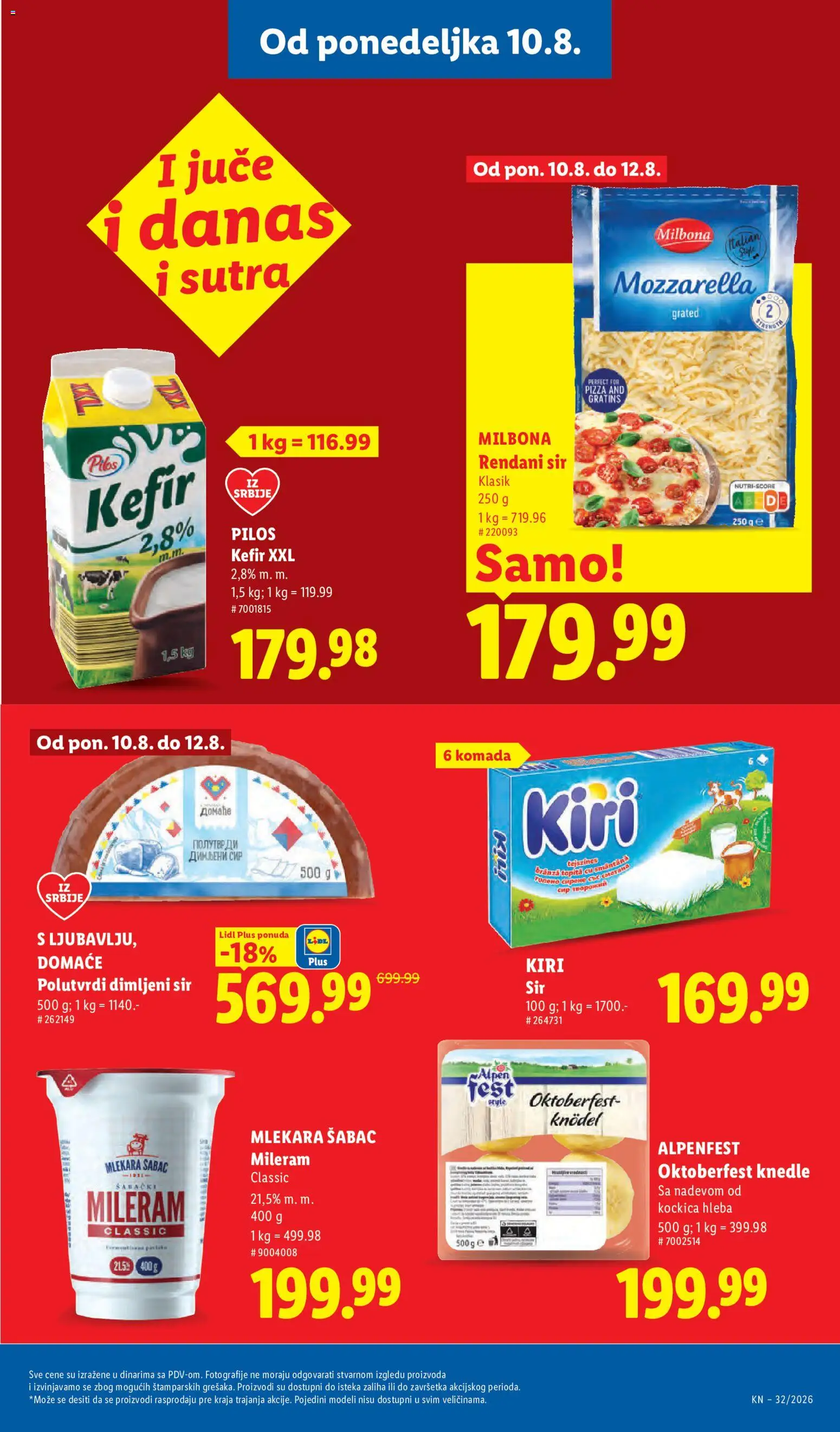 Lidl katalog - važi od 06.08.2026 | Strana: 95